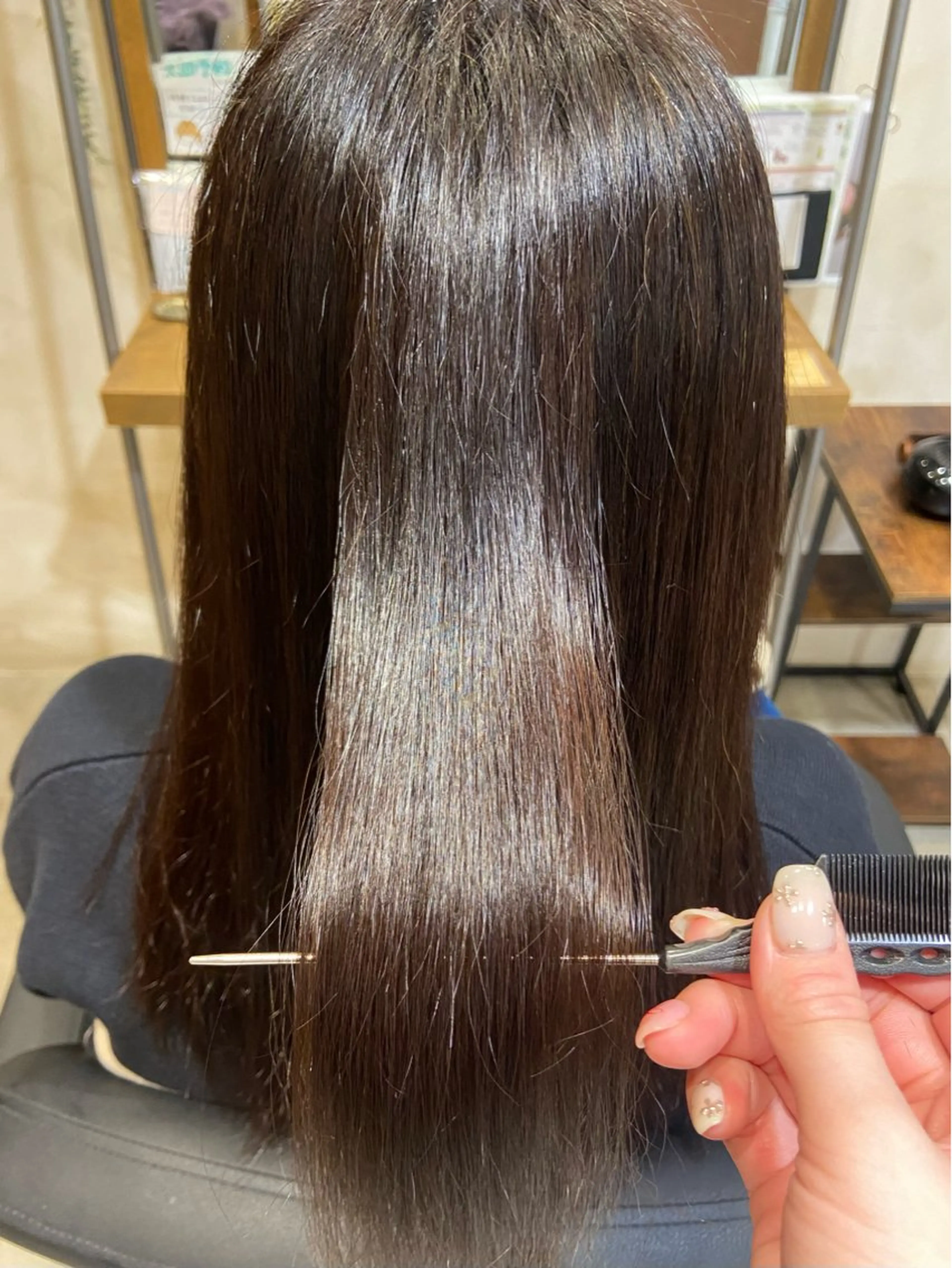 セミロング カラー トリートメント ENIEN MAKE'S 立川所属・綾/ベージュカラー /パーマ🩰のヘアスタイル