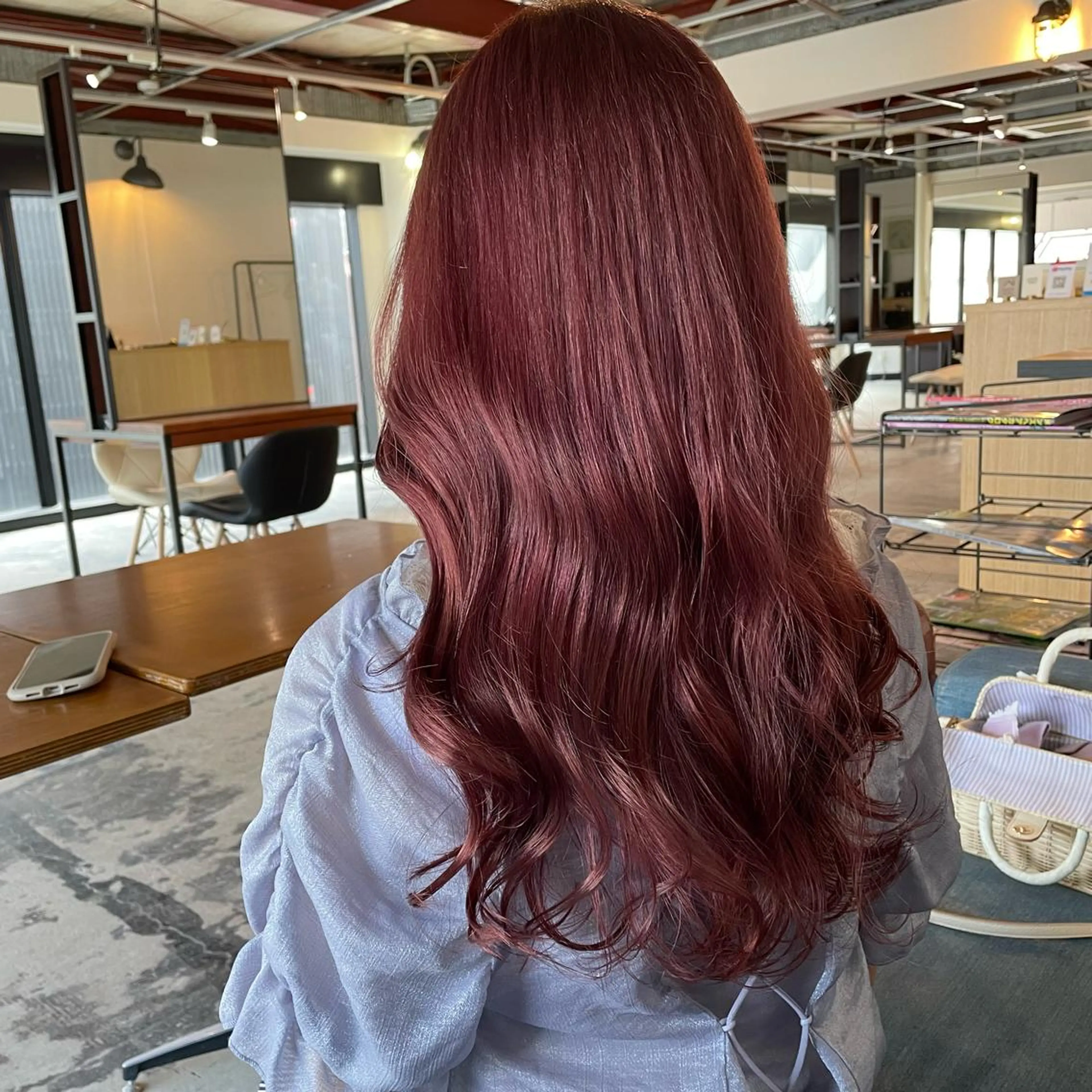 セミロング カラー セミロングパーマ バレイヤージュ ダブルカラー グラデーションカラー ハイライトカラー La fith hair ray所属・メンズ/パーマ/ ブリーチ/KAITOのヘアスタイル