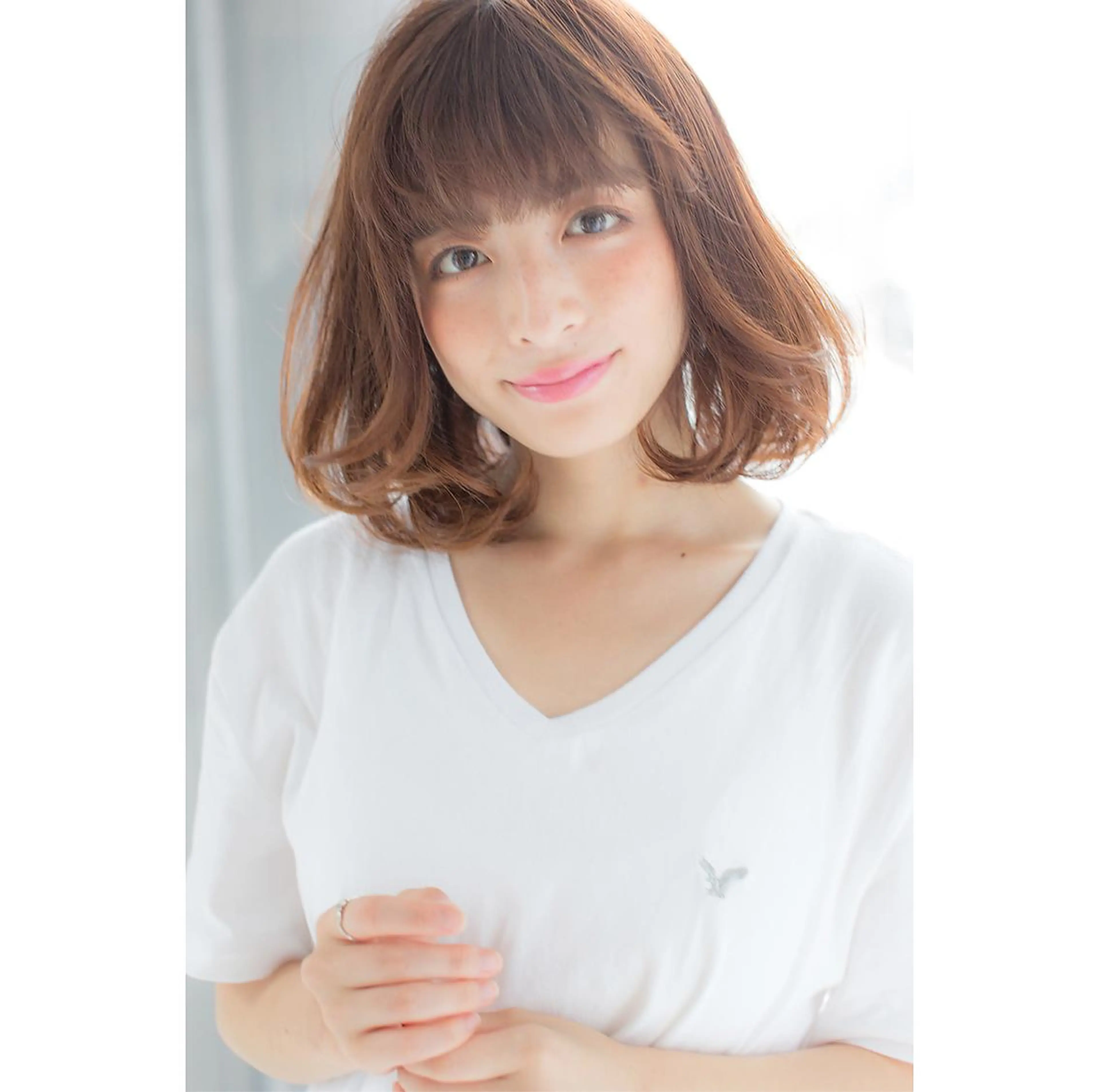 セミロング セミロングパーマ 《大人気髪質改善》 プログレス国分寺店のヘアスタイル