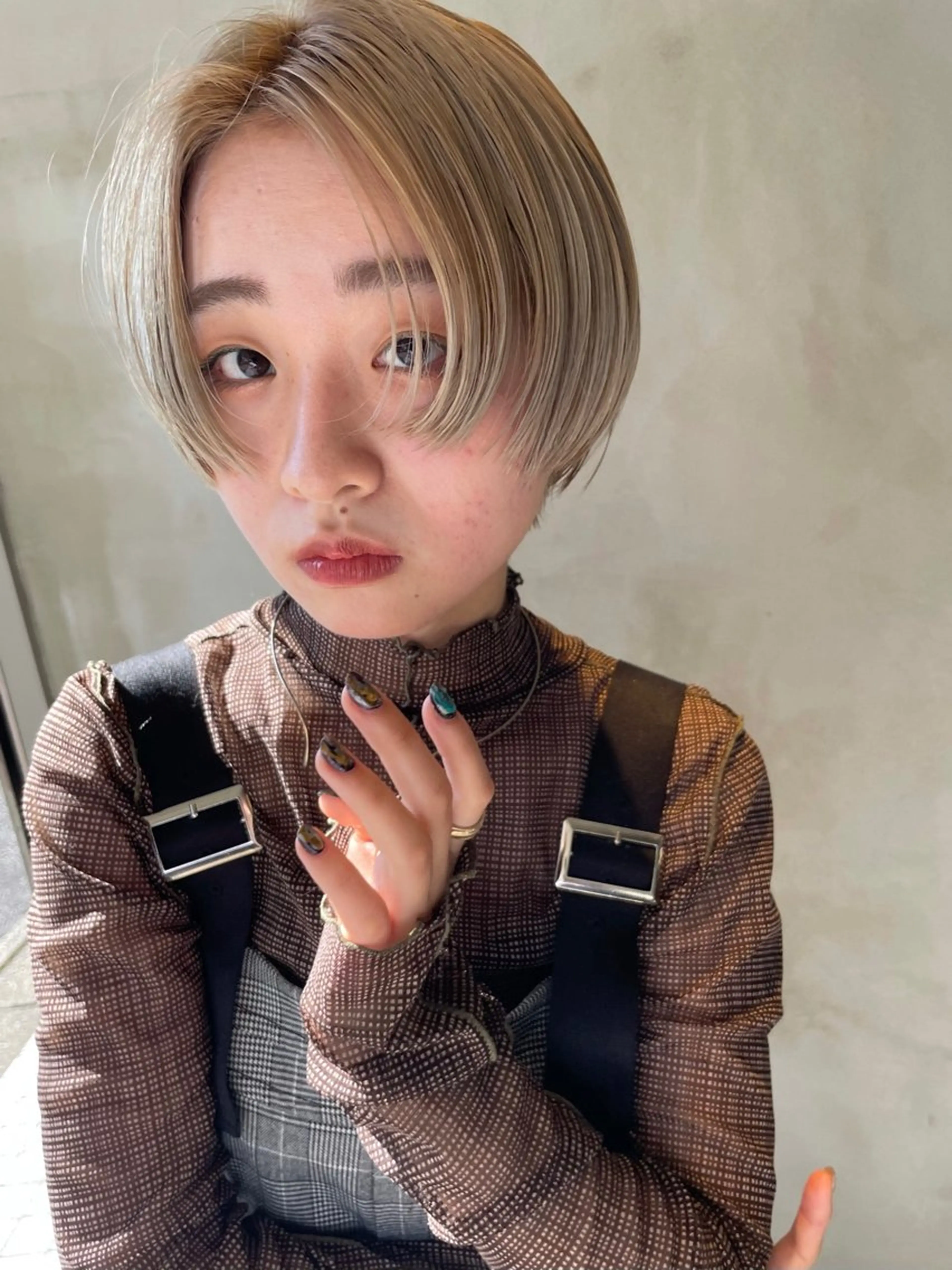 ショート カラー 山田 裕介のヘアスタイル
