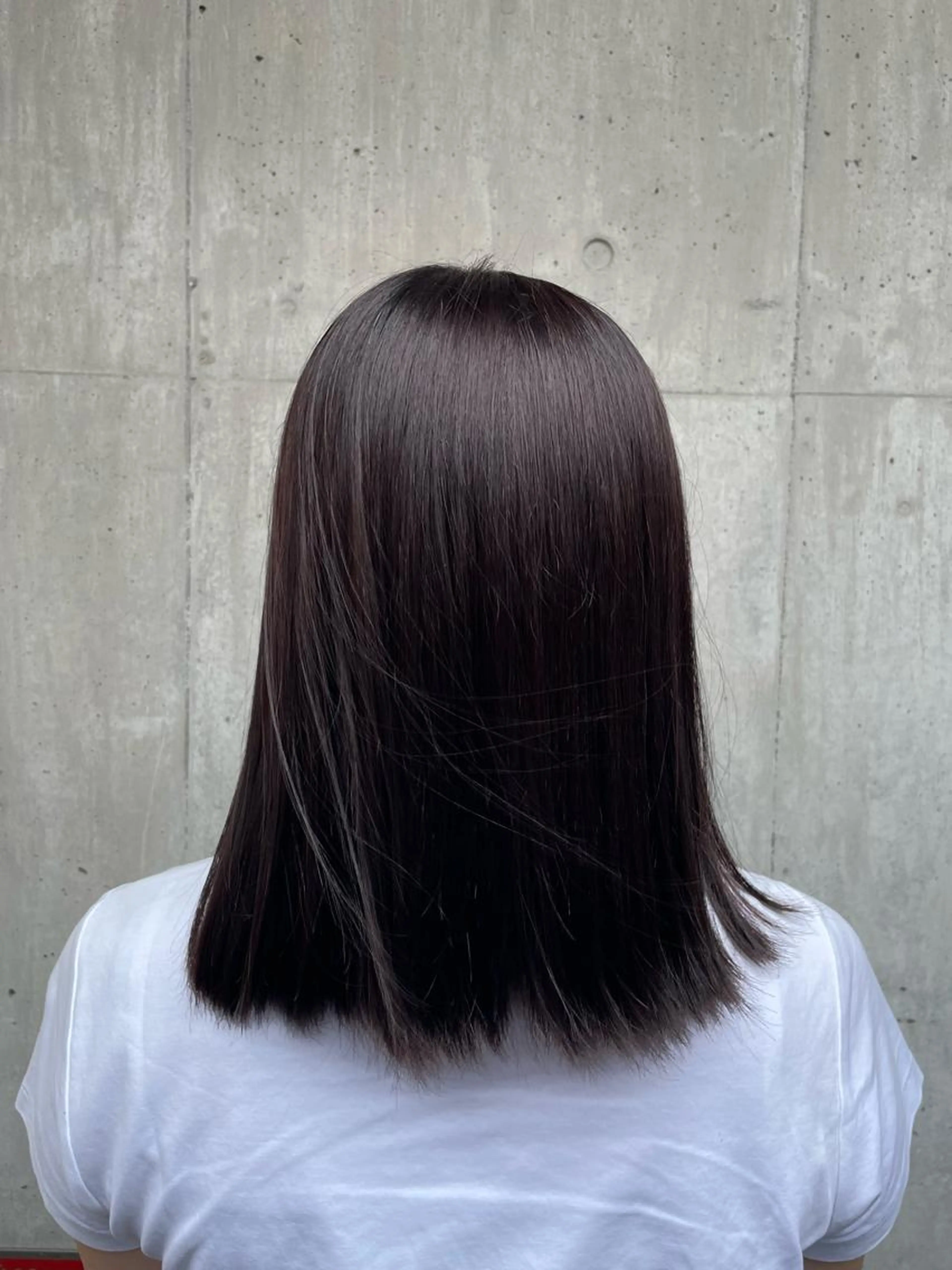 【NO黒染め、透明感カラー✨】ケアカラー【暗くしたい、就活で染めないといけないなど💪】➕ケアトリートメント🦋の写真