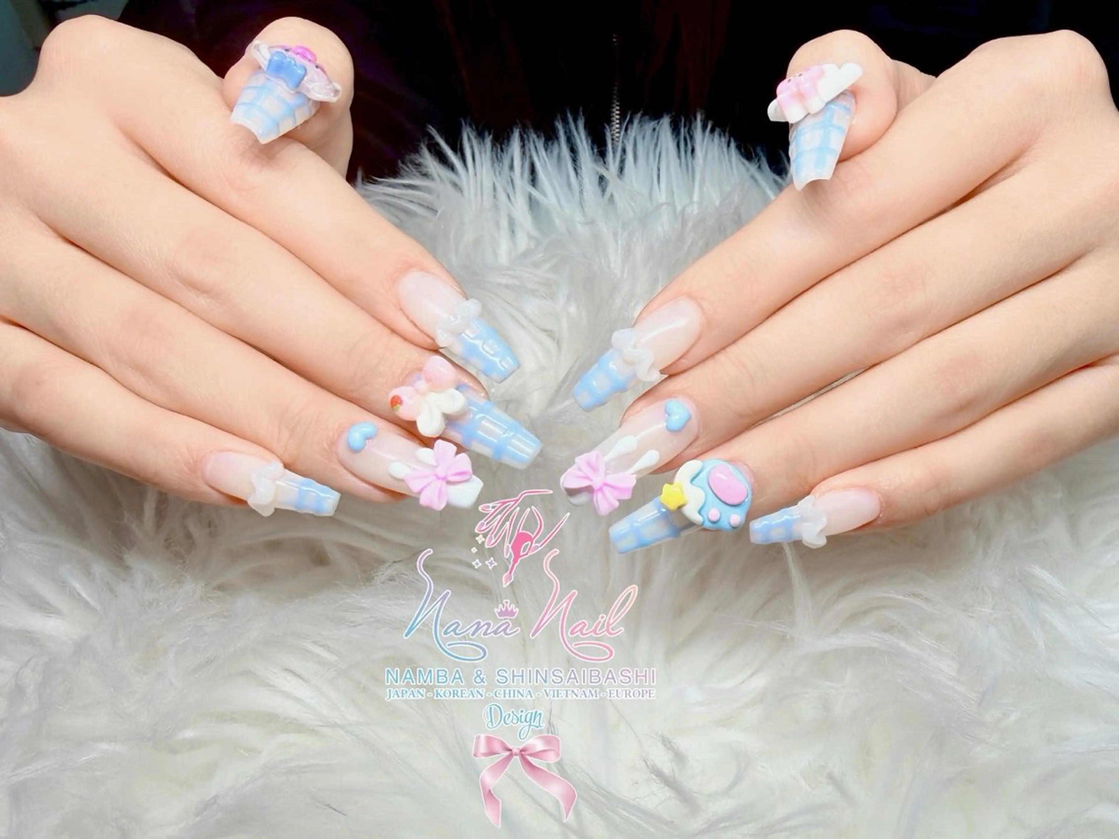 ネイル チークネイル 桜ネイル フラッシュネイル フットネイル ジェルネイル ハンドネイル ７９LINA NAIL 心斎橋店所属・リナネイル アメ村心斎橋店のネイルデザイン