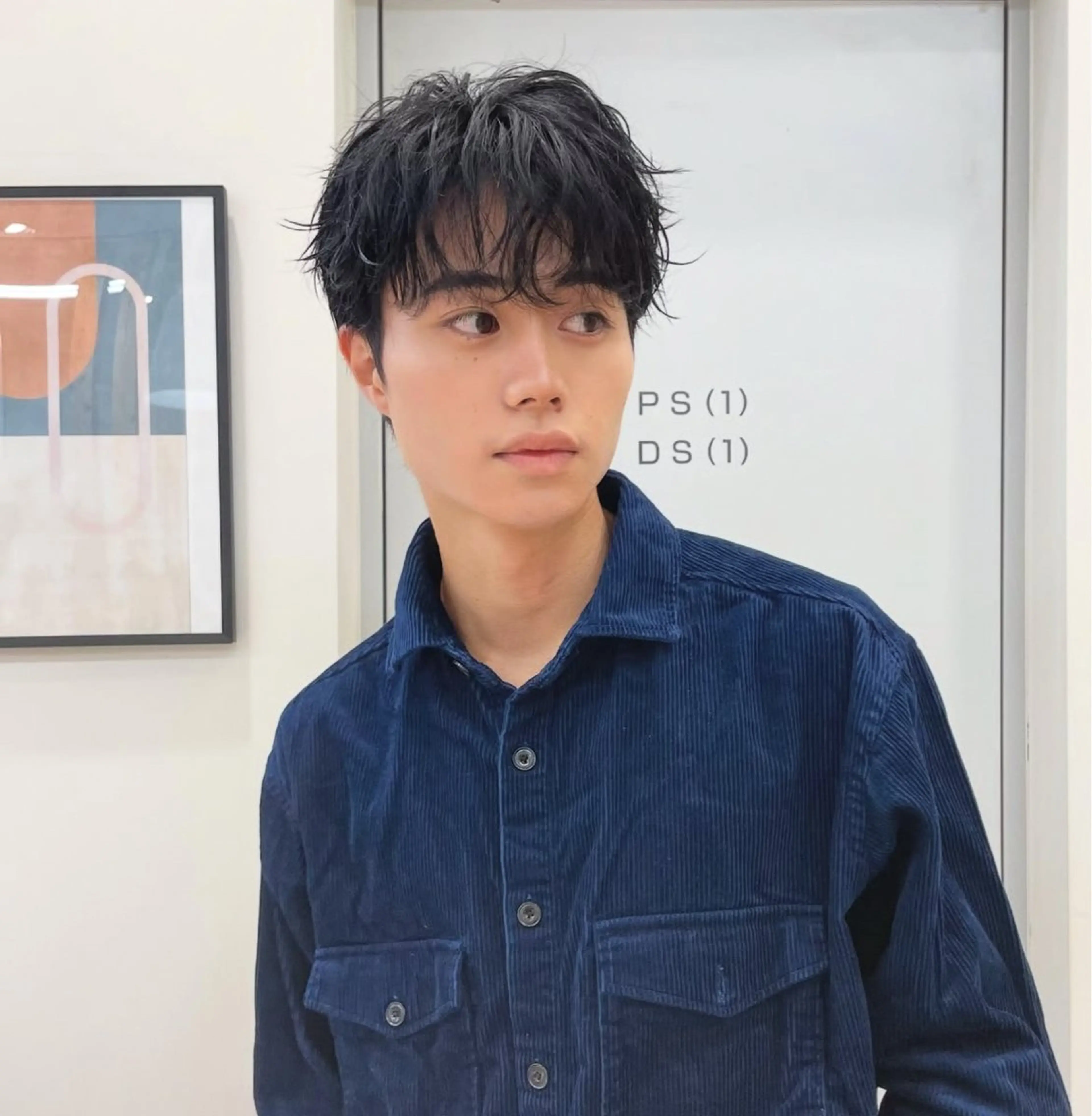 ショート パーマ メンズ メンズパーマ カット hana ・メンズ特化のヘアスタイル