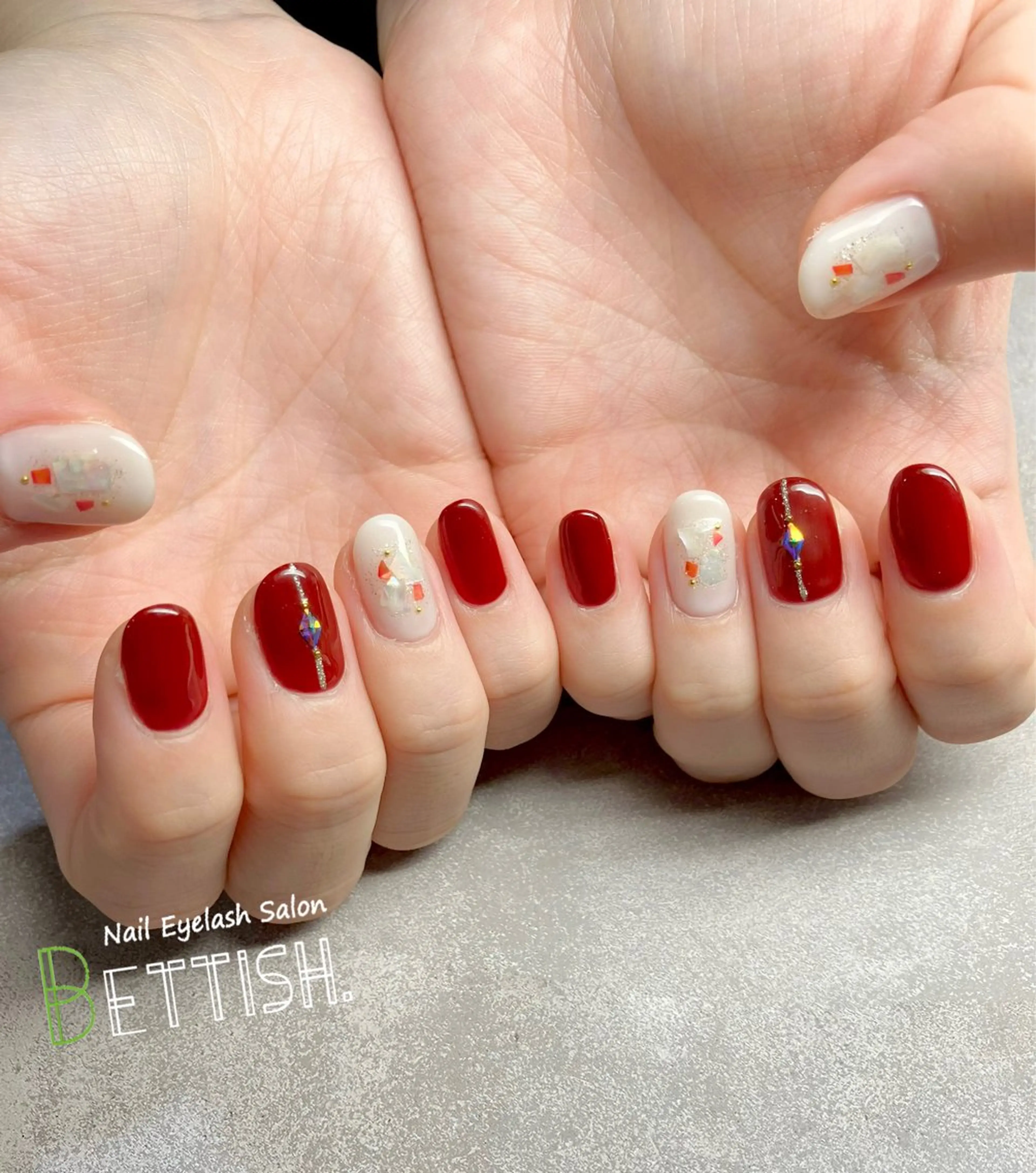 ネイル ボルドー BETTISH. KUMIKO☺︎︎のネイルデザイン