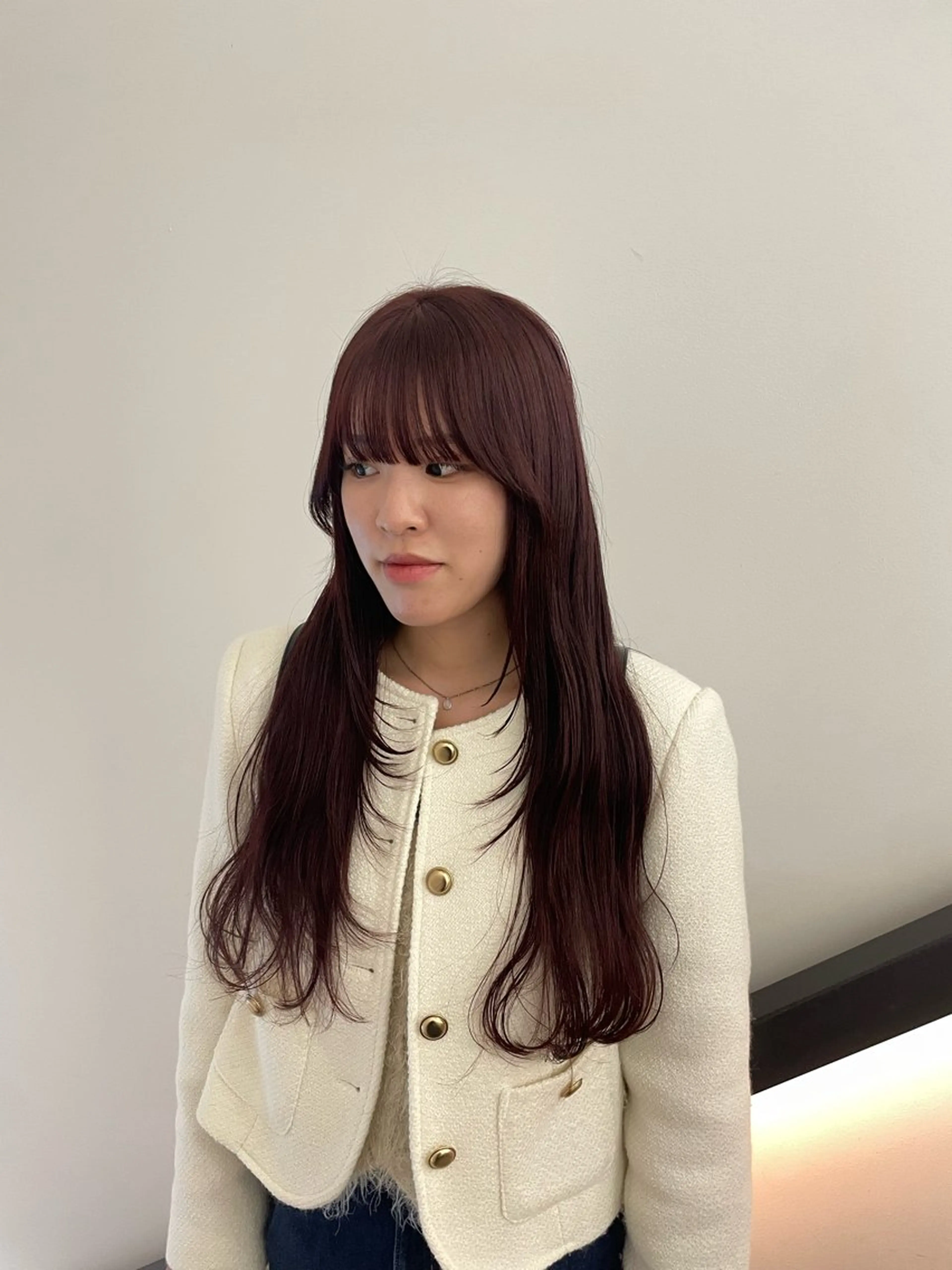 ロング カラー ヘアカラー 🌟暖色系ハイトーン 🌟AIのヘアスタイル