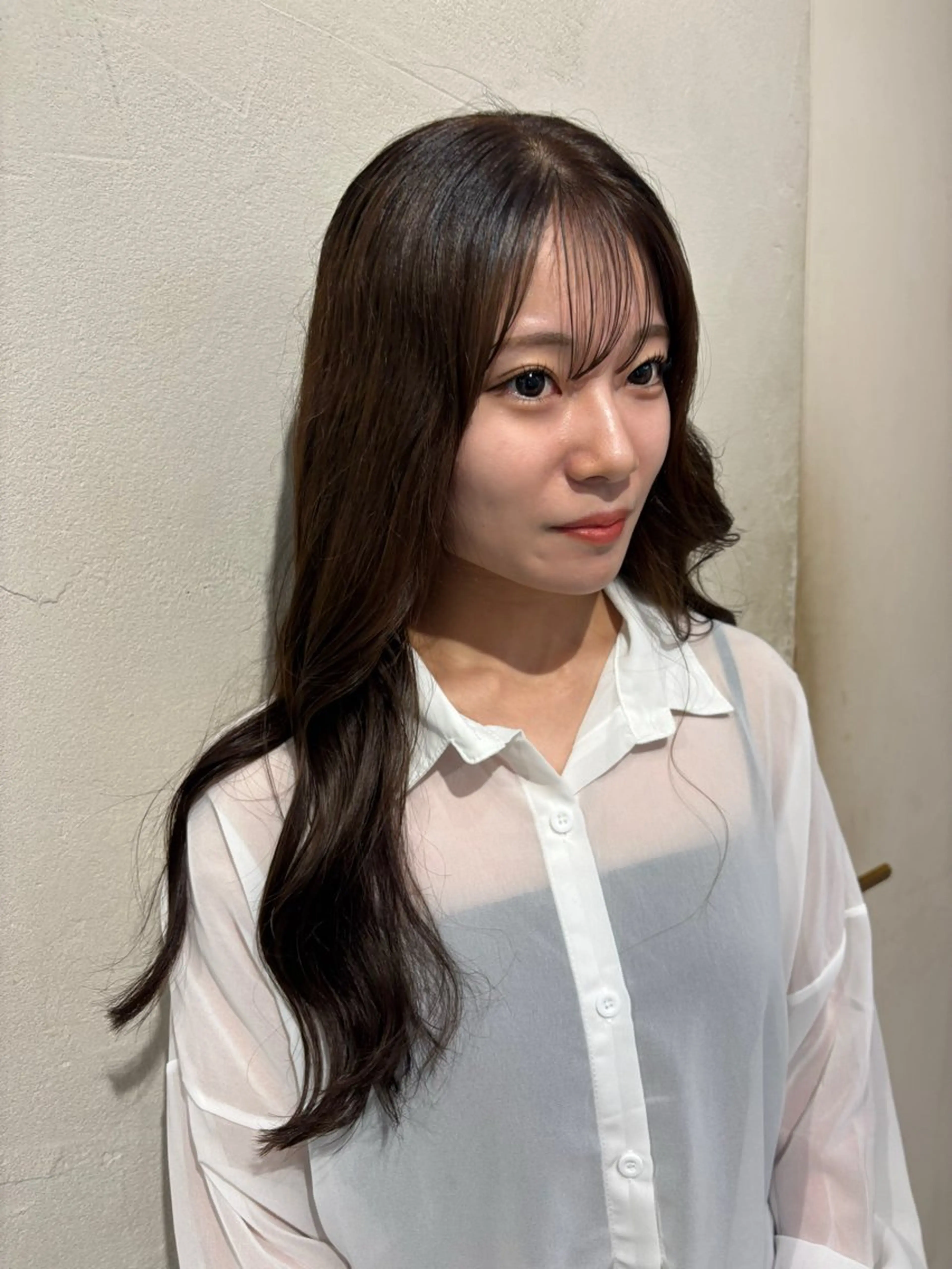 ロング 🤍Nozomi/ オリーブカラー🌿のヘアスタイル