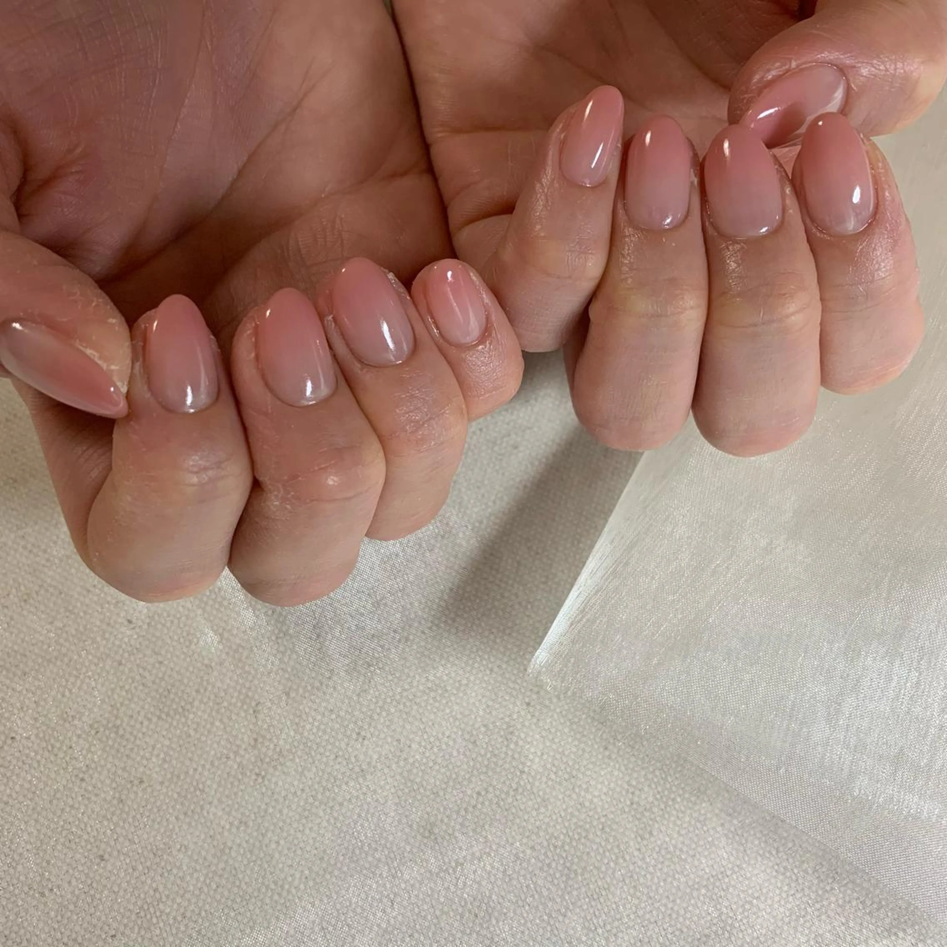 ネイル ピンク 春ネイル ハンドネイル repos~ルポ~所属・里見 麗のネイルデザイン