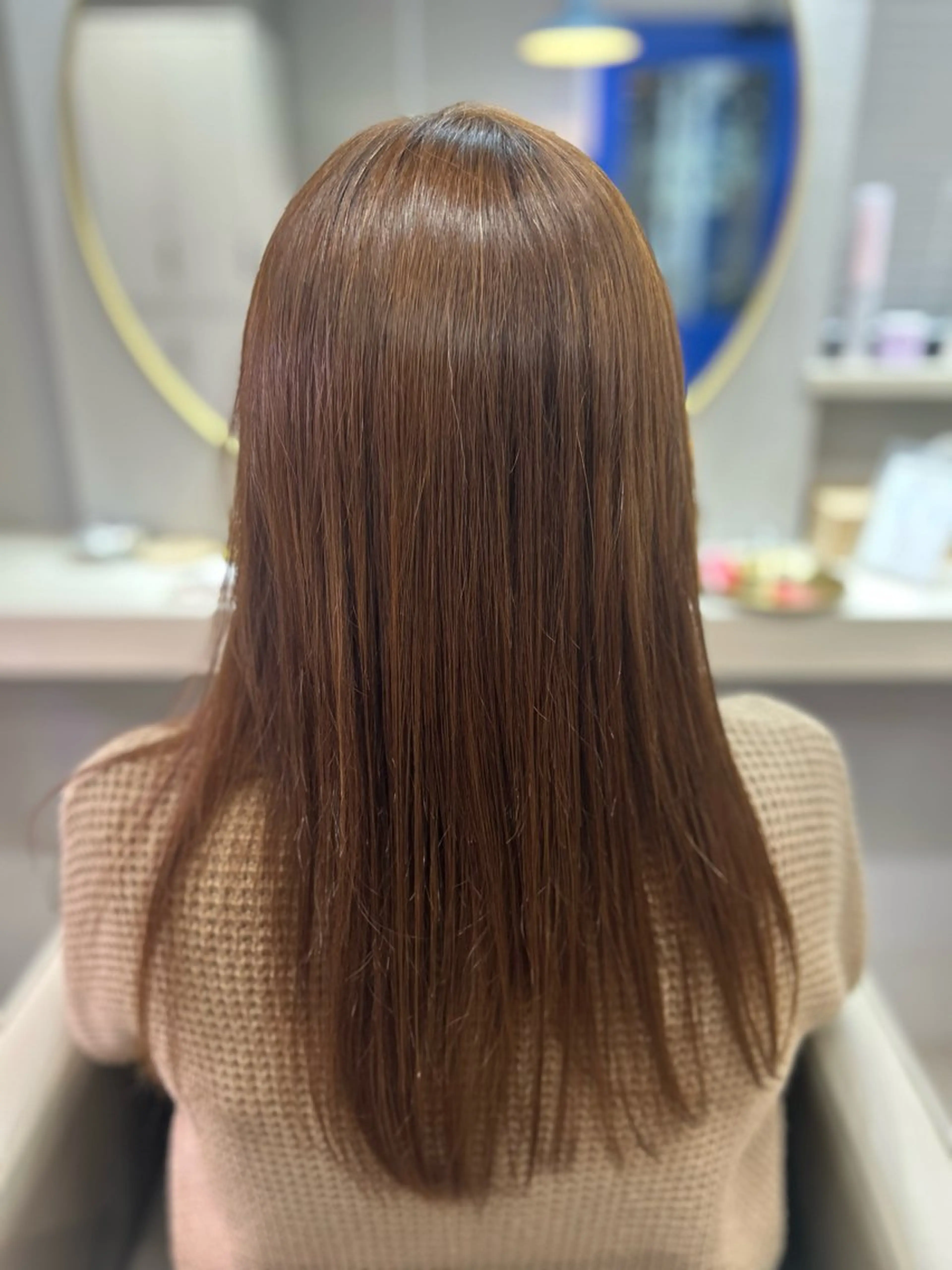 セミロング カット ヘアカラー 池田 太一のヘアスタイル