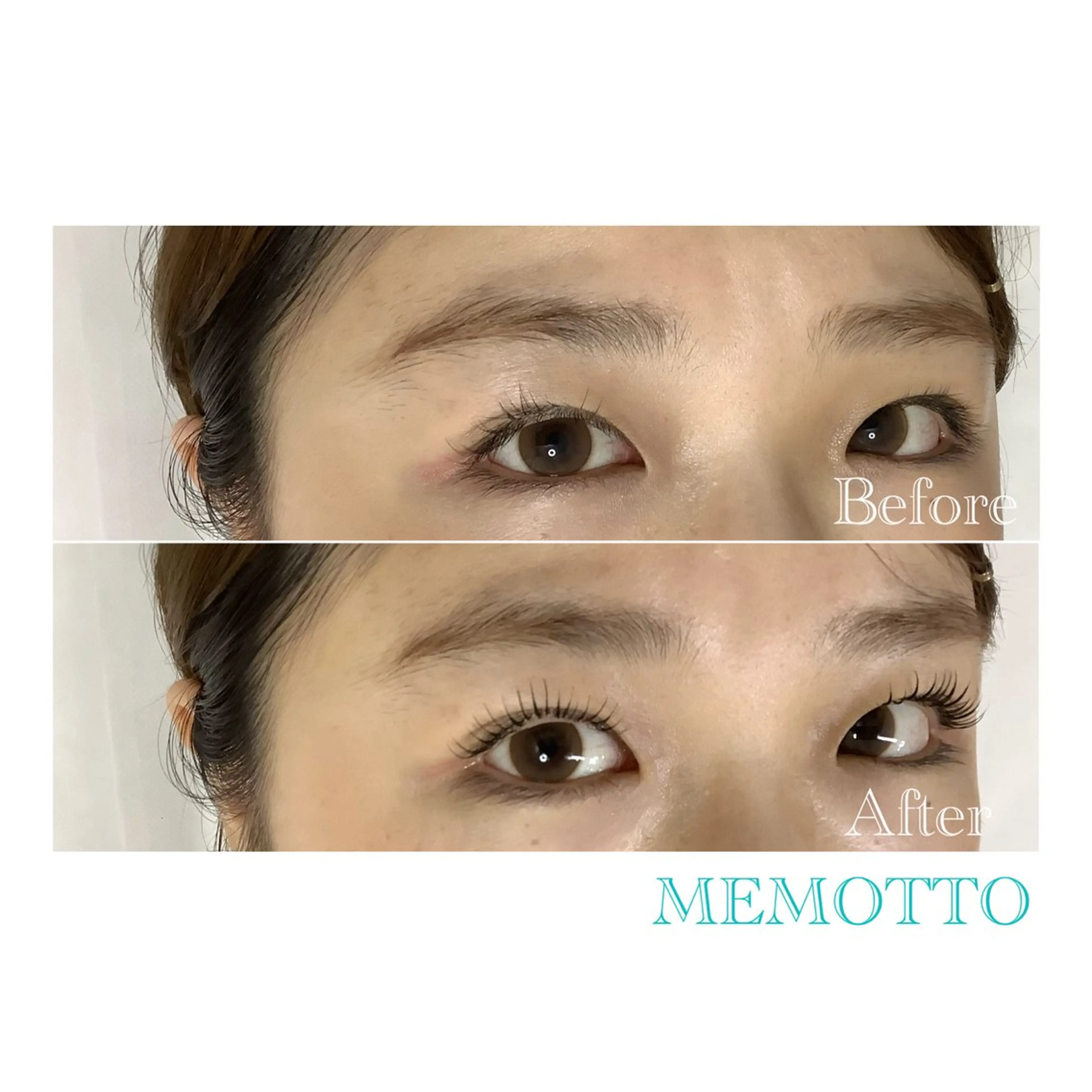 マツエク・マツパ 一重×まつ毛パーマ マツパ MEMOTTO CHIHIROのマツエク・マツパデザイン