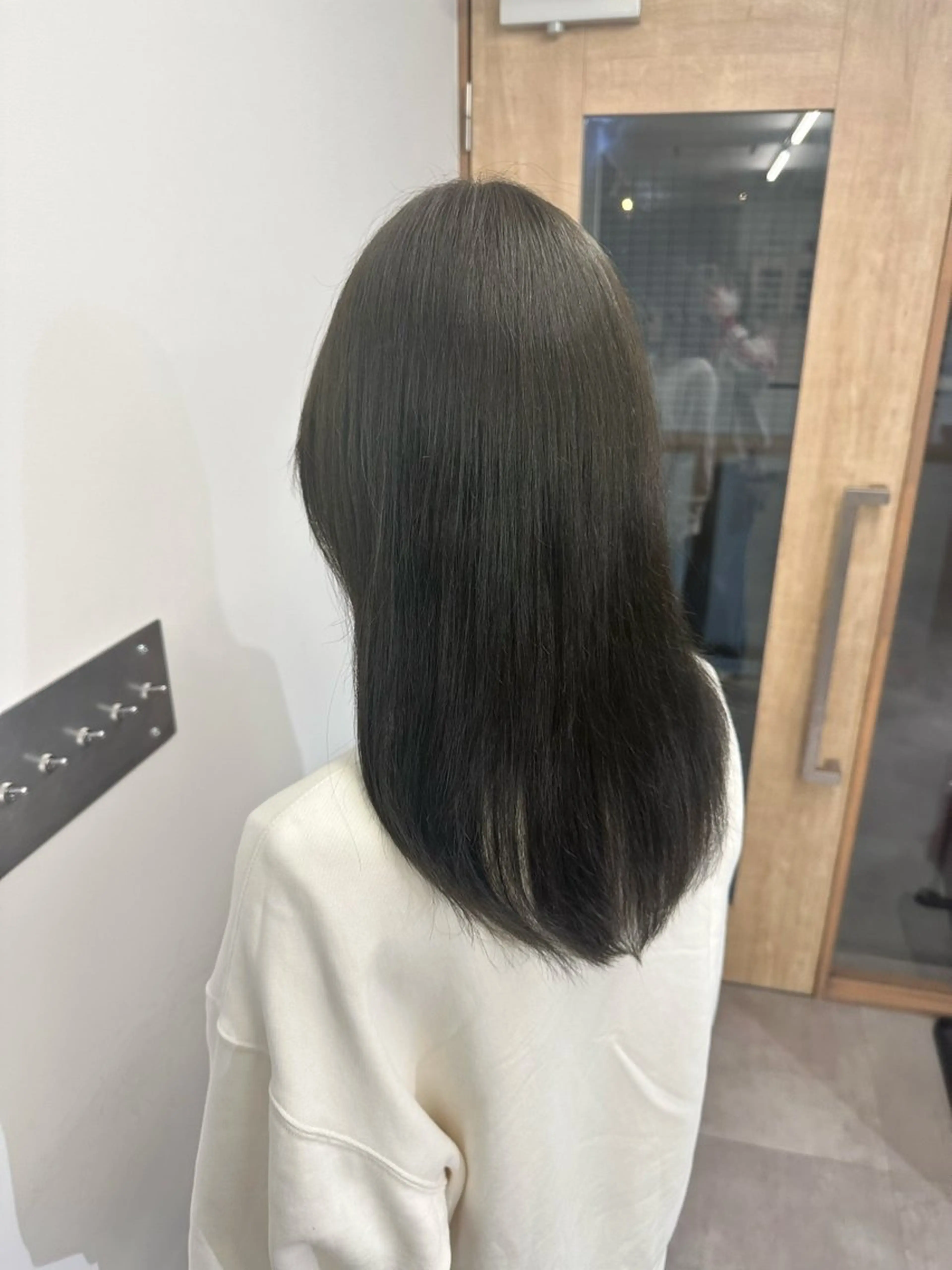 セミロング カラー ヘアカラー トリートメント ブリーチ/ニュアンス パーマ/hinaのヘアスタイル