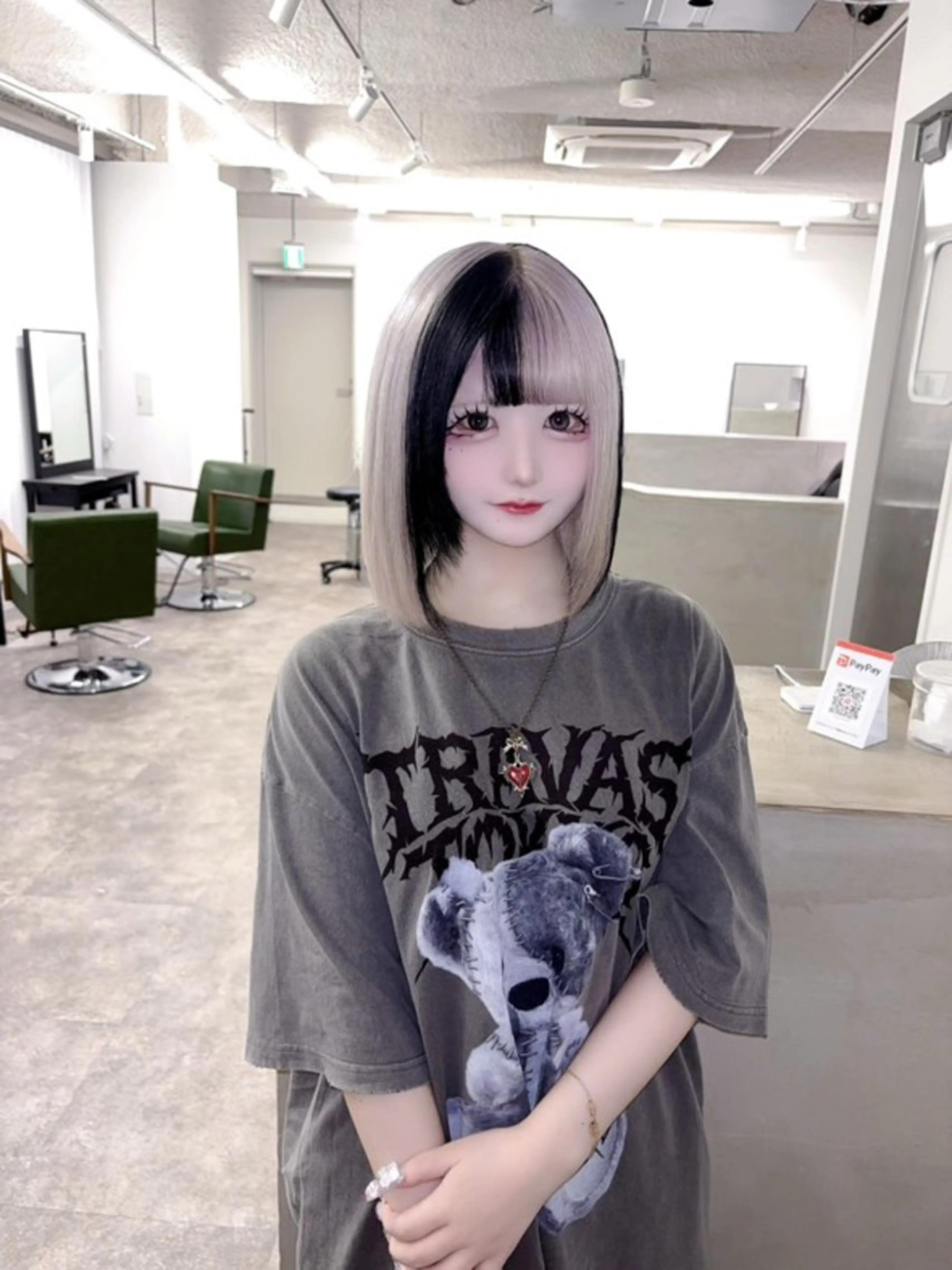 ミディアム カラー ヘアカラー ハイトーン/ピンク カラー/めい🎀のヘアスタイル