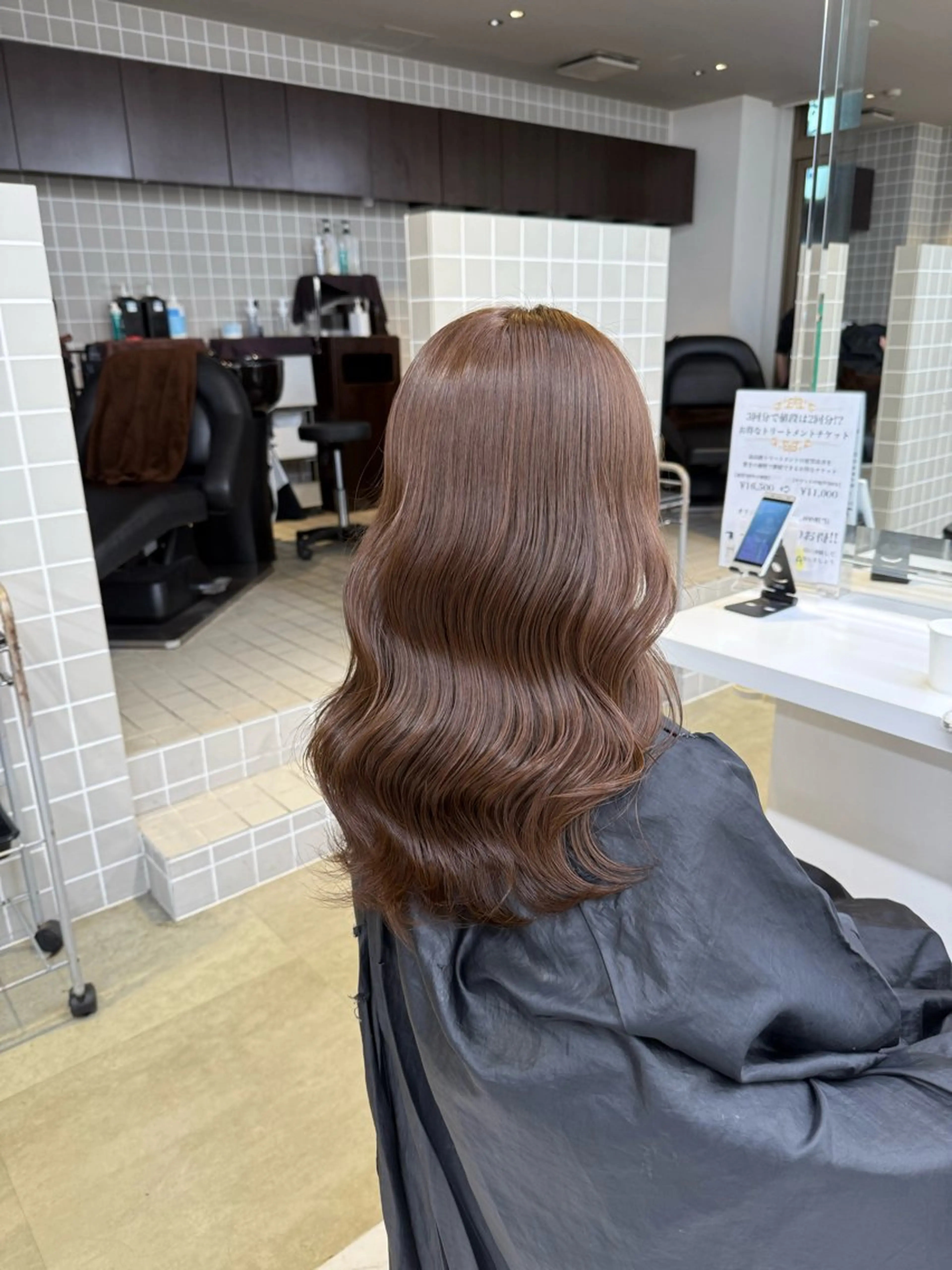 ロング カラー ヘアアレンジ ヘアカラー トリートメント ヘアセット 💗横浜美容室 💗HARUNAのヘアスタイル