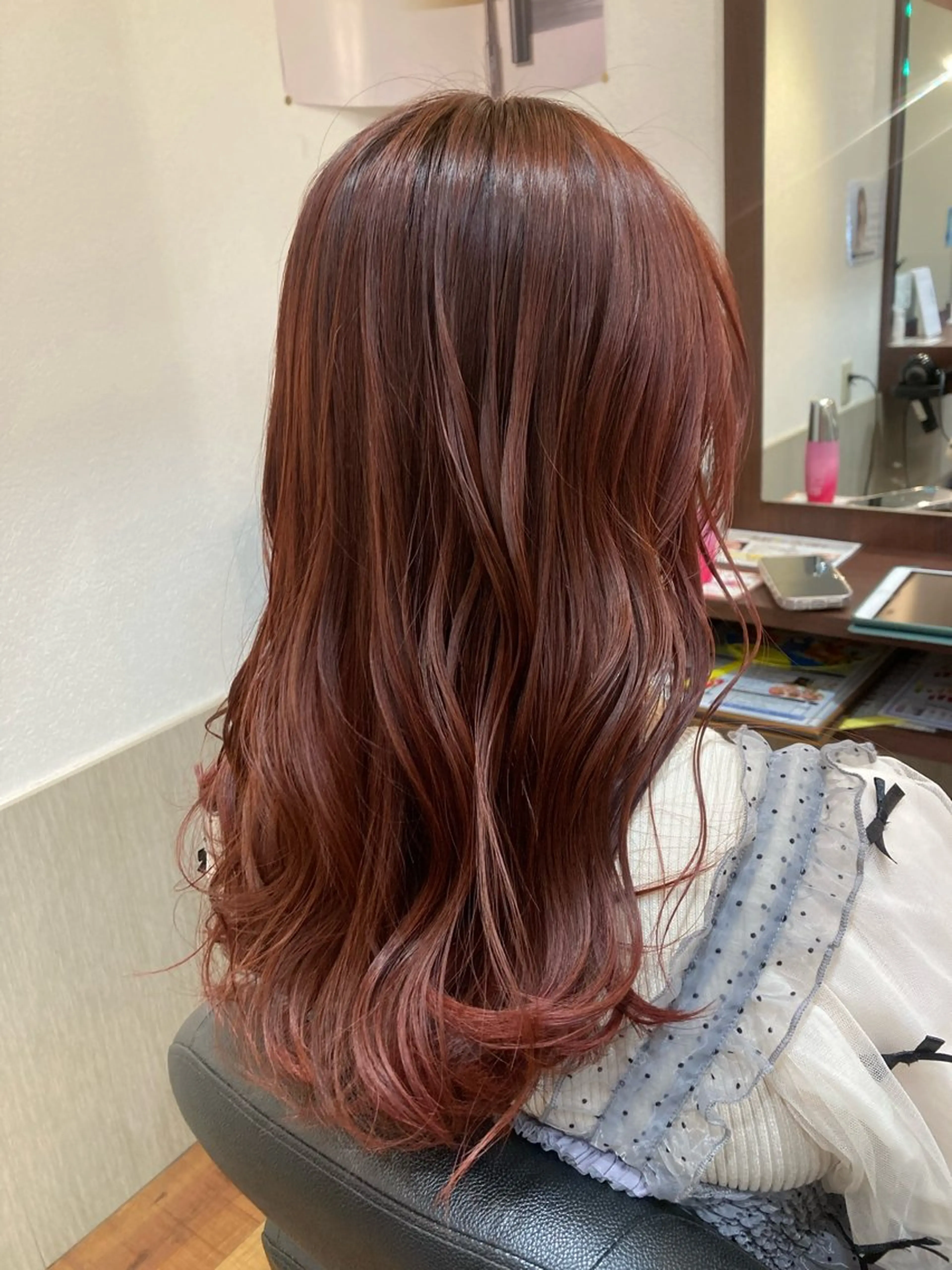 ロング MOLLASALON 浅香山店所属・髪質改善カラー 縮毛矯正🤍辻桃加のヘアスタイル