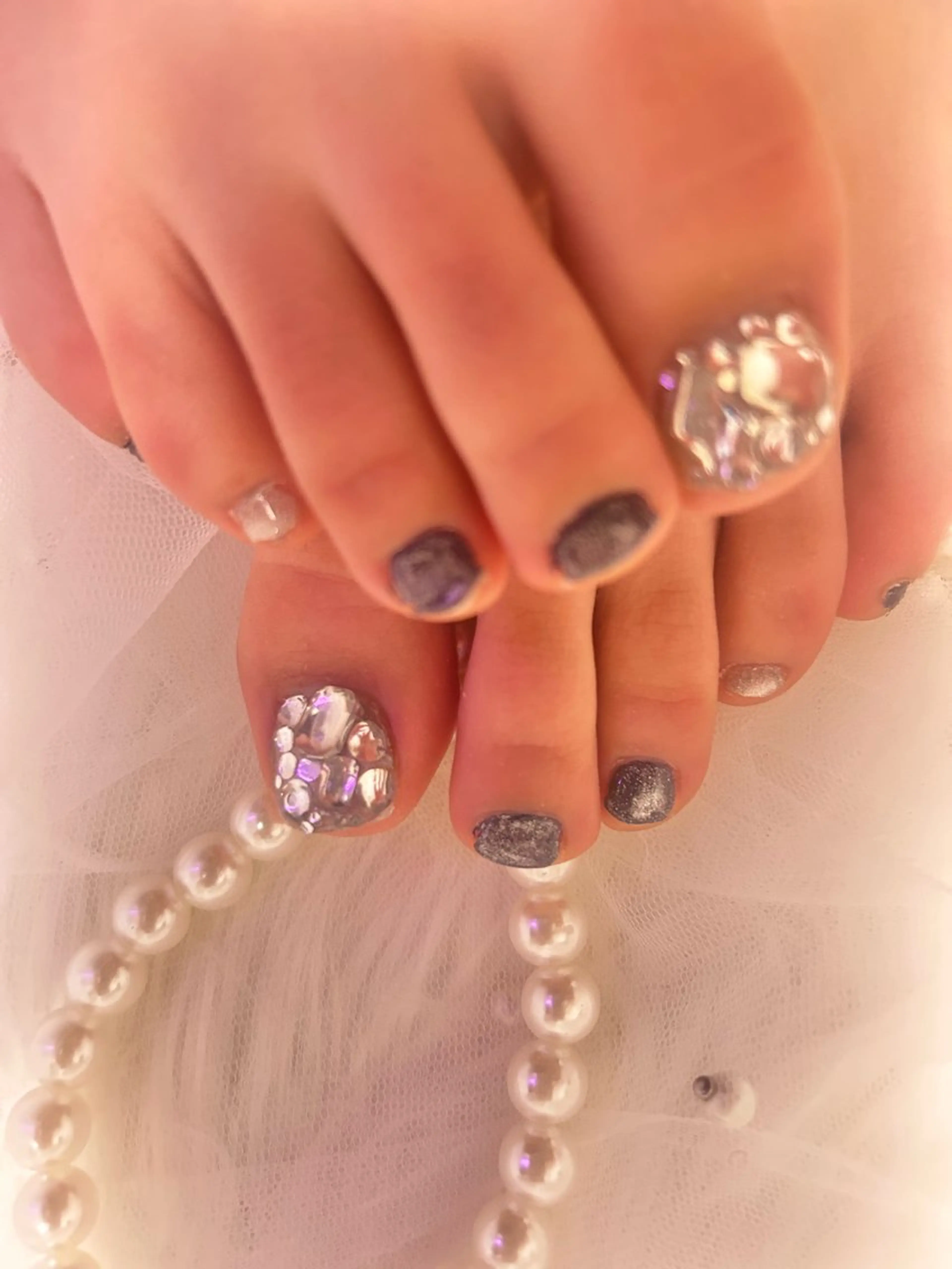 ネイル マグネットネイル シンプルネイル フォルビチローロ所属・moritou harunaのネイルデザイン