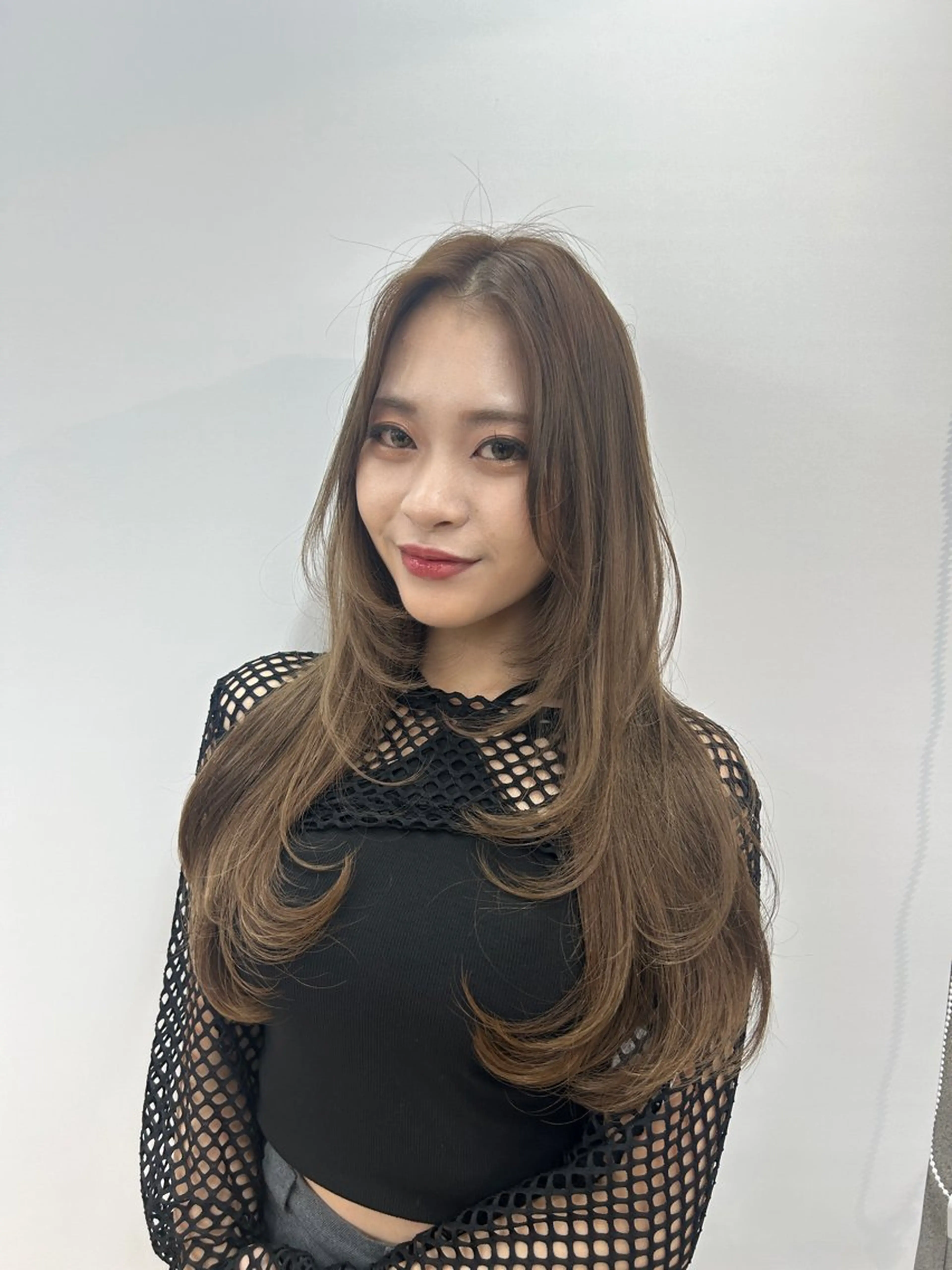 ロング レイヤー×ツヤカラー 渋谷/kougaのヘアスタイル