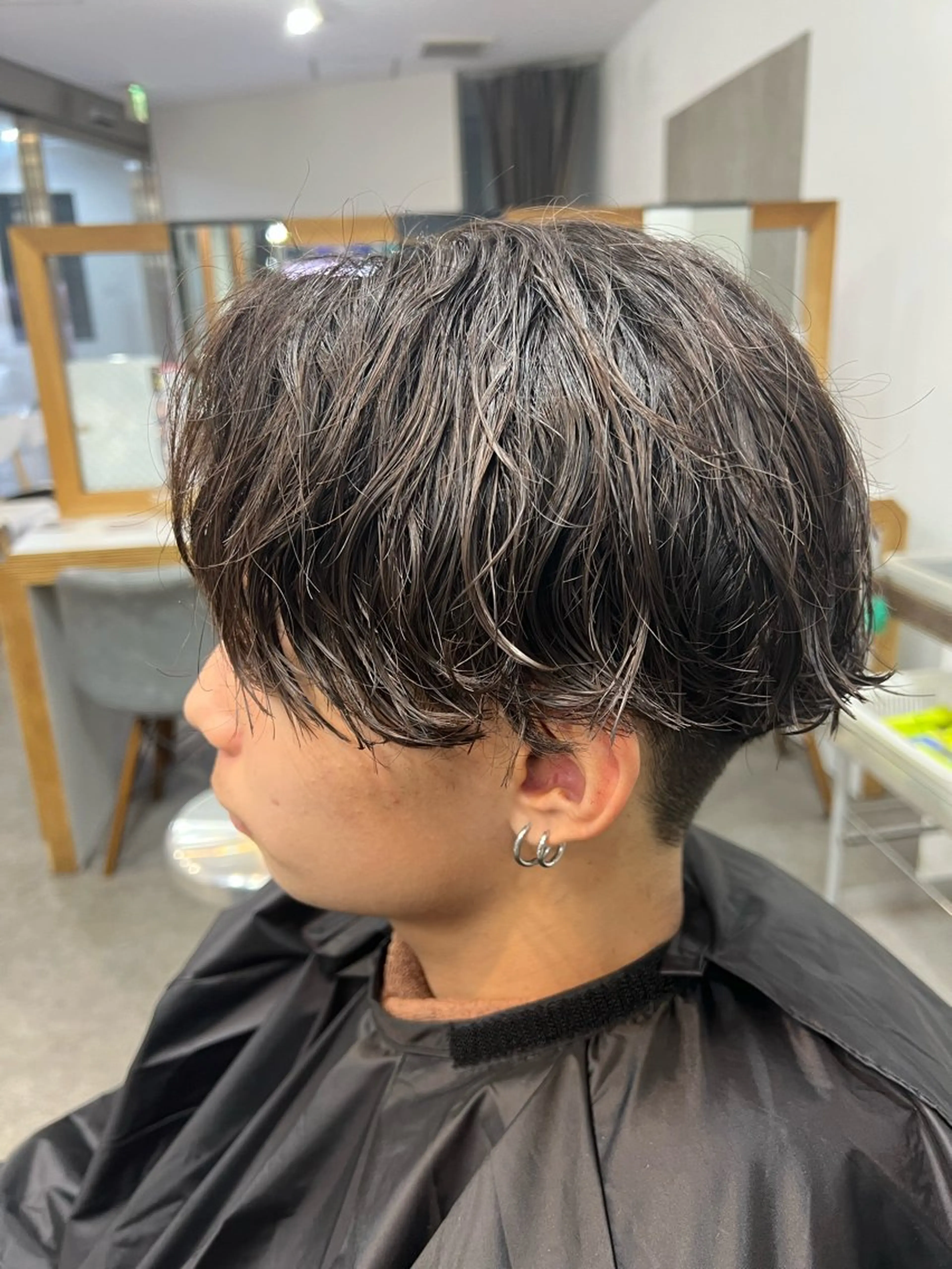 パーマ メンズ カット パーマ 原宿 フェザーパーマ fifth イノウエのヘアスタイル