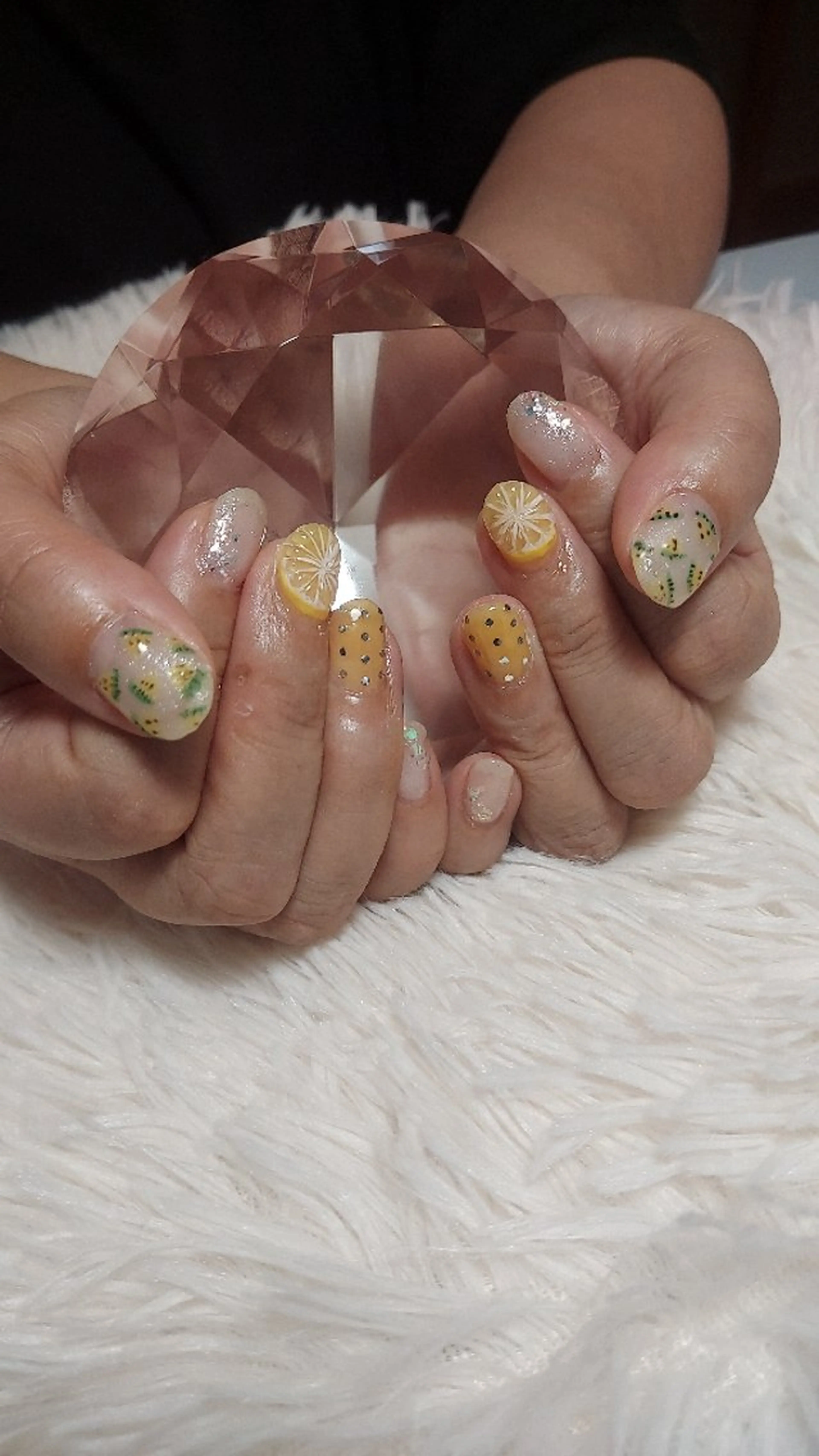 ネイル ぷっくりネイル とりごえ さおりのネイルデザイン