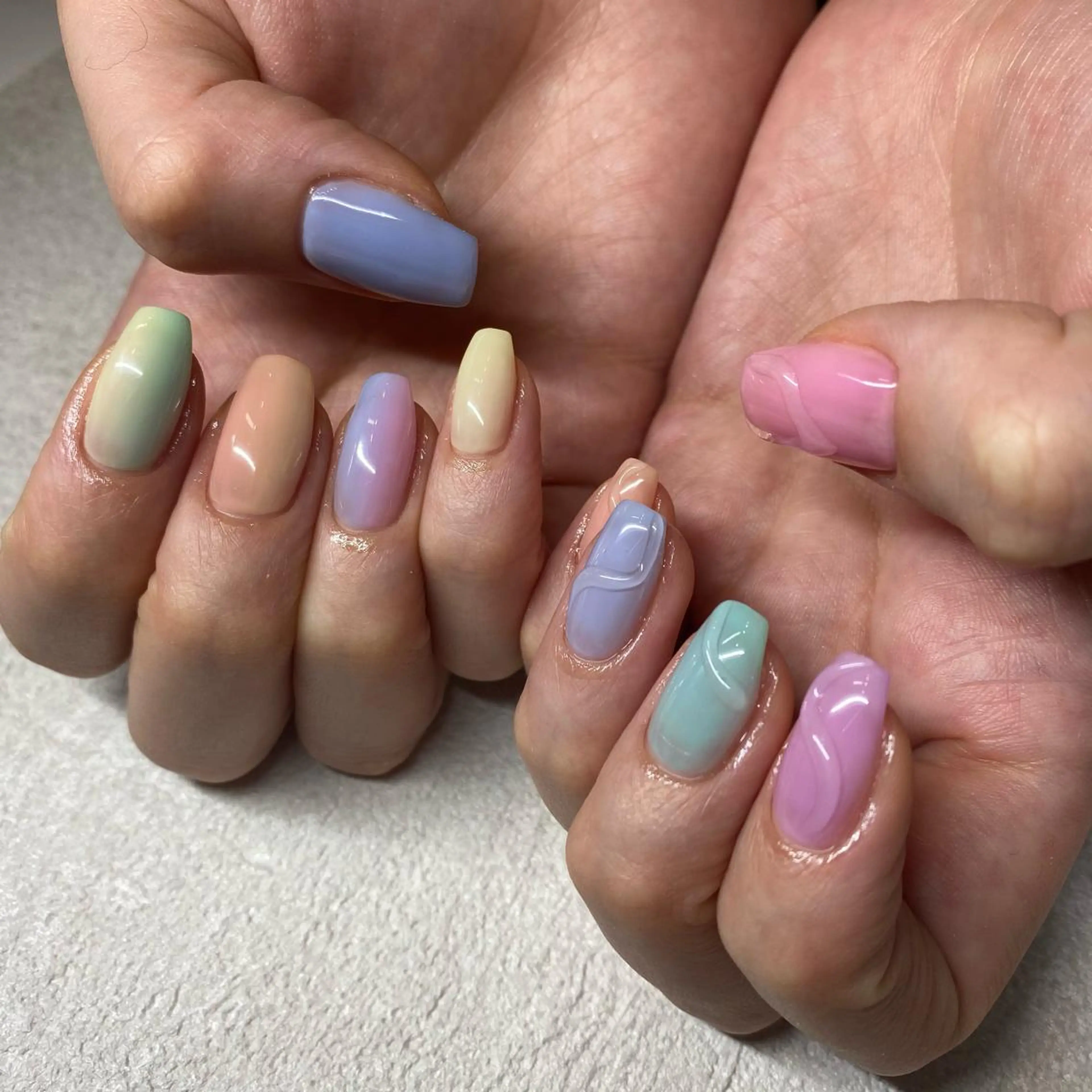 ネイル ハンドネイル NORA nail UMEDAのネイルデザイン