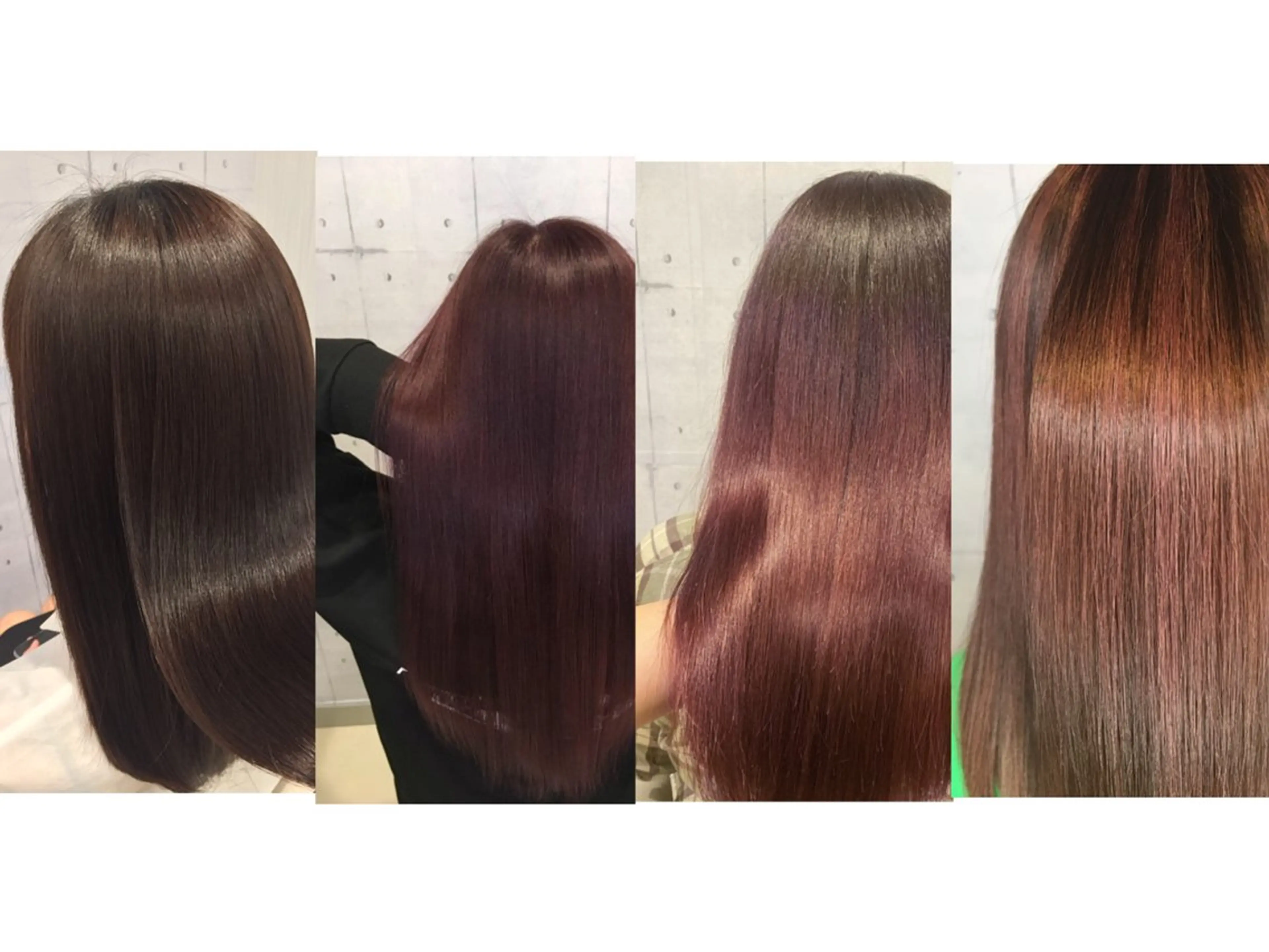 ロング カット ヘアカラー トリートメント 韓・中華美女ヘア 🇰🇷×🇨🇳のヘアスタイル