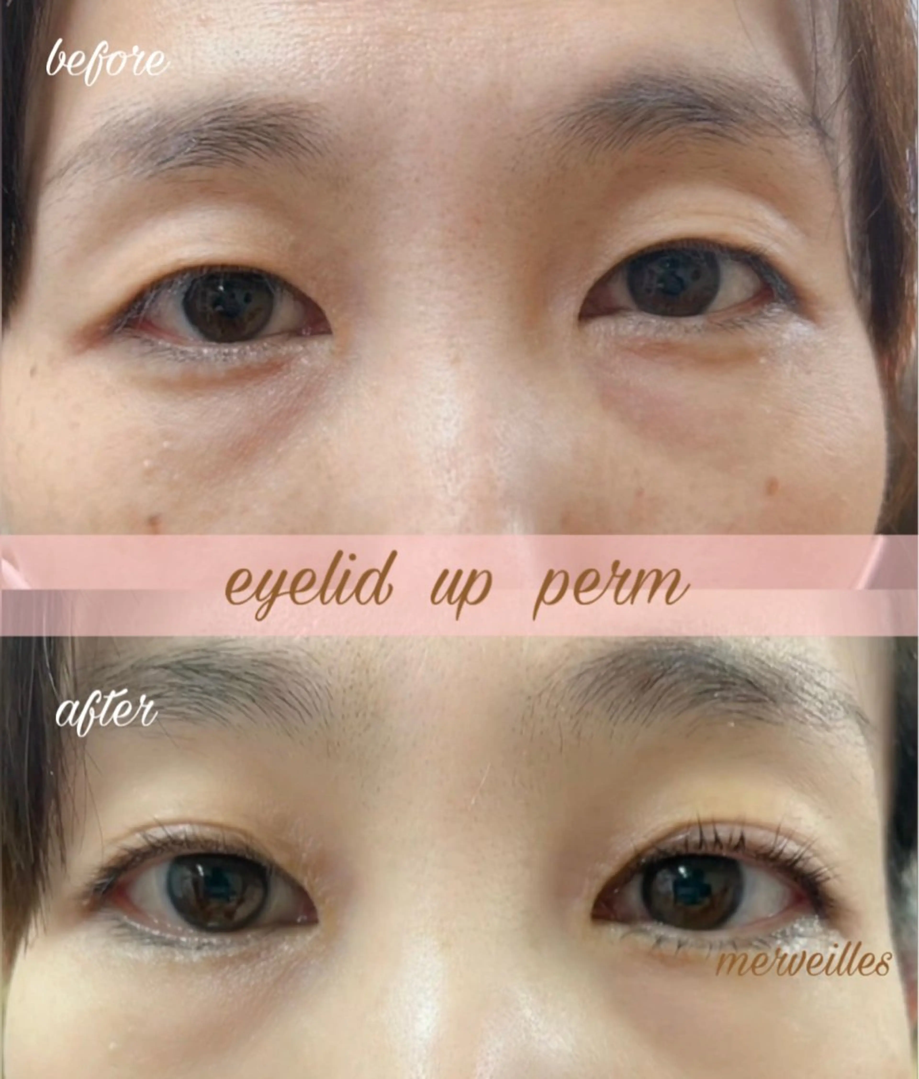 マツエク・マツパ アイリッドアップパーマ 一重×まつ毛パーマ マツパ merveilles所属・まつげ/整体/にきび ・アトピー専門サロンのマツエク・マツパデザイン
