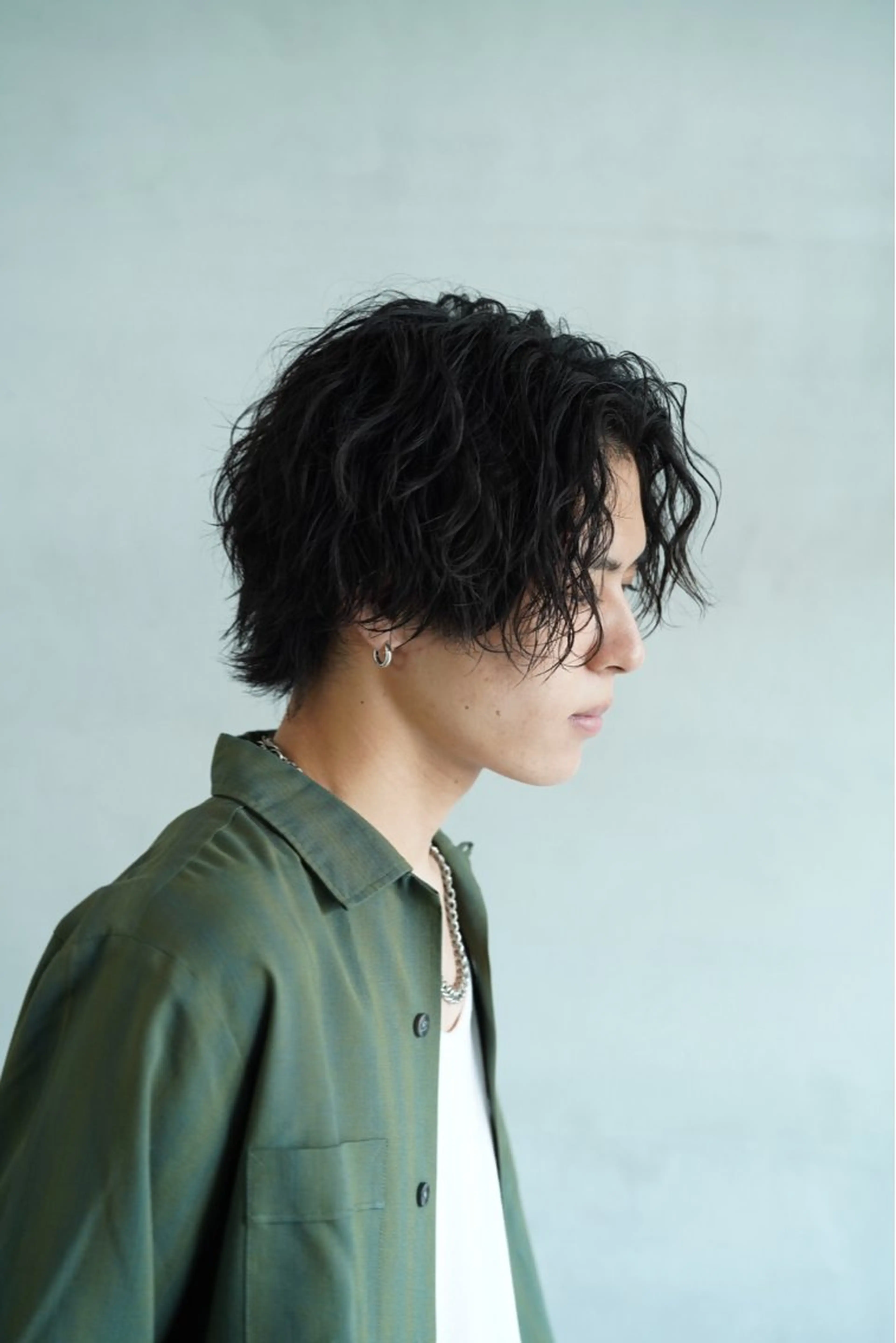 パーマ メンズ fifth 安次富　泰雅のヘアスタイル