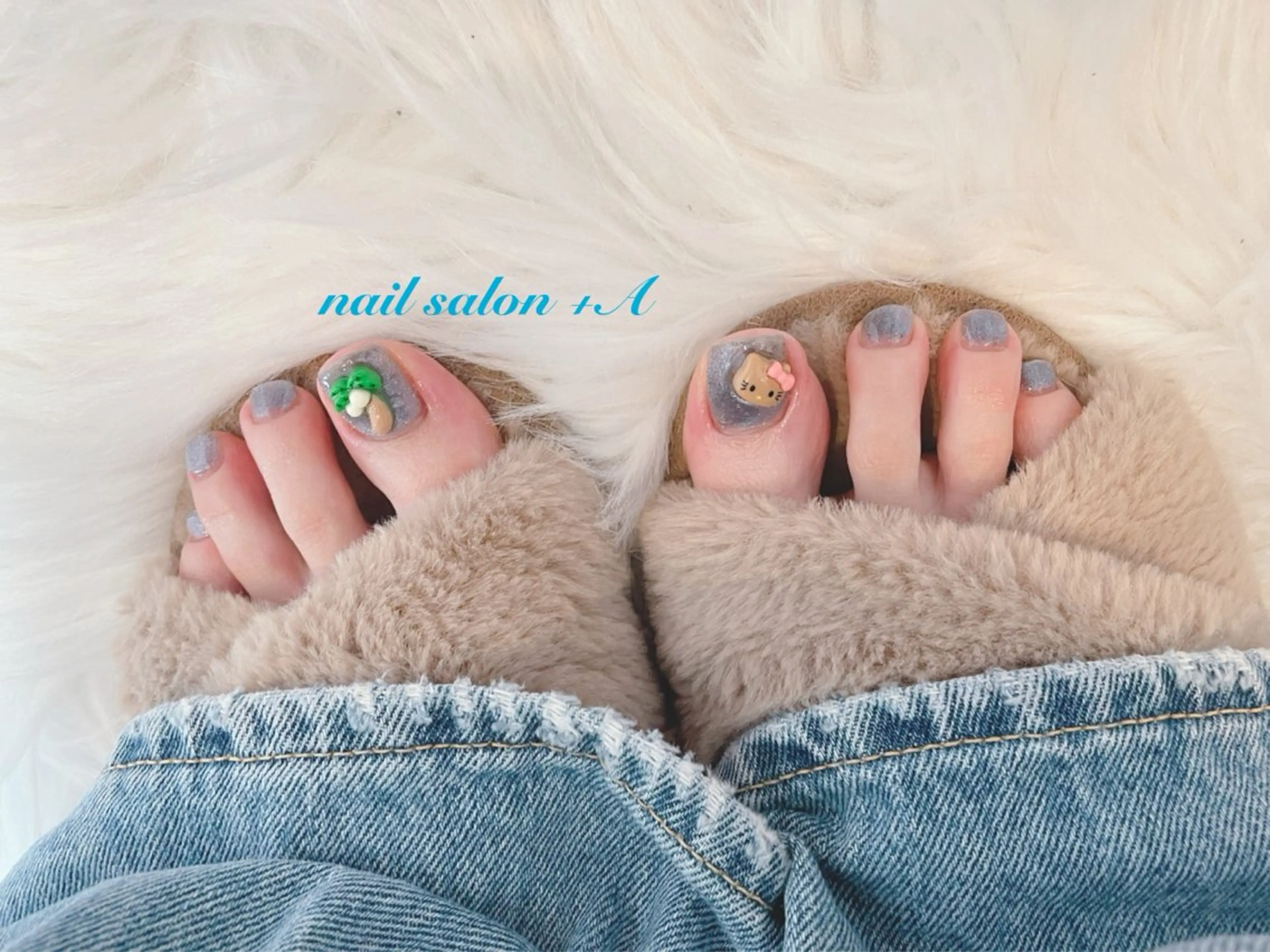 ショート フットネイル nail salon +A所属・Nail Salon +Aのネイルデザイン