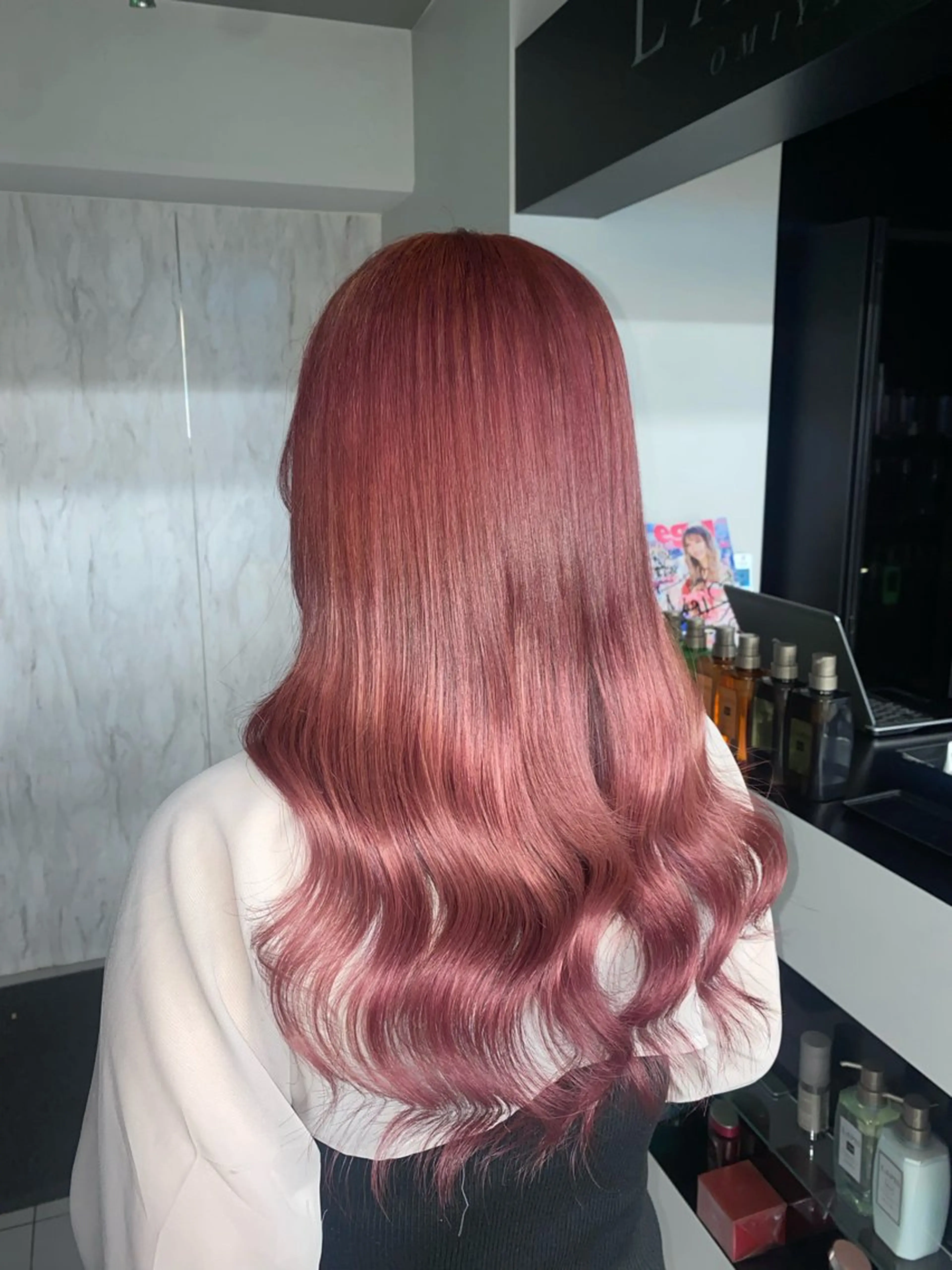 ロング カラー Lapis大宮所属・Lapis 莉穂のヘアスタイル