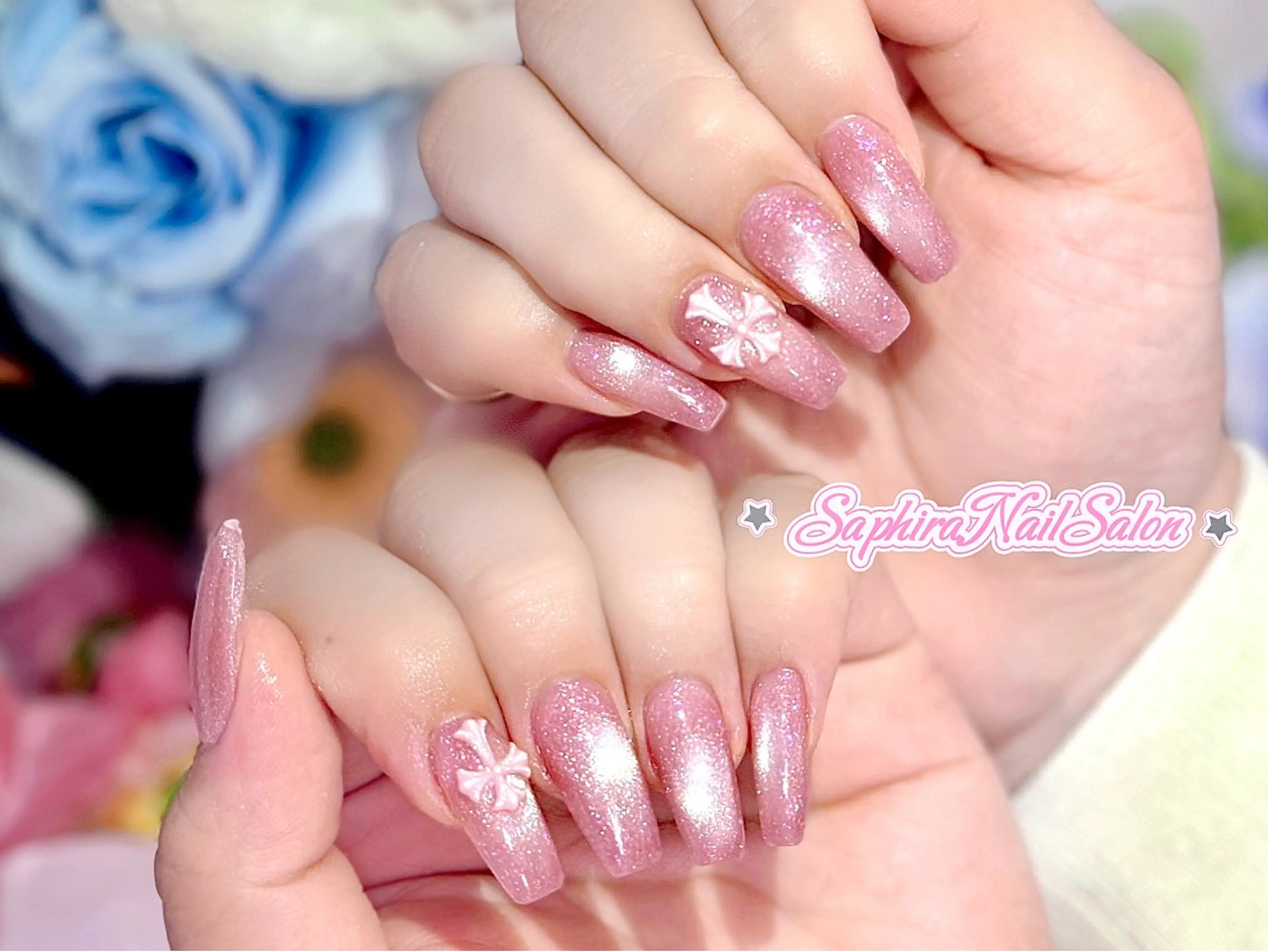 カラー ハンドネイル Saphiraネイル サロン錦糸町のネイルデザイン