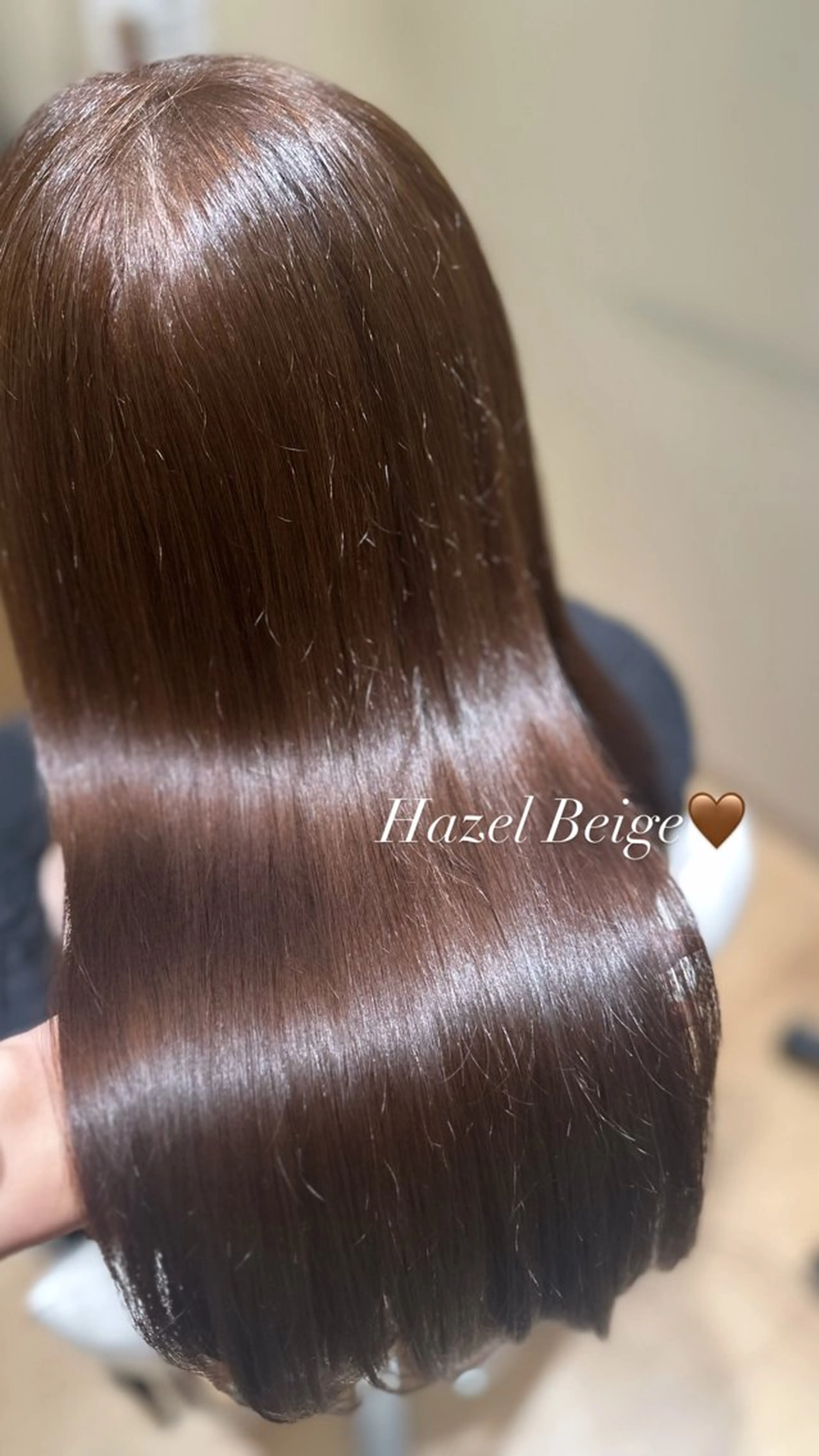 ロング カラー ベージュカラー ダブルカラー Minori🤎 ナチュラル韓国ヘアのヘアスタイル