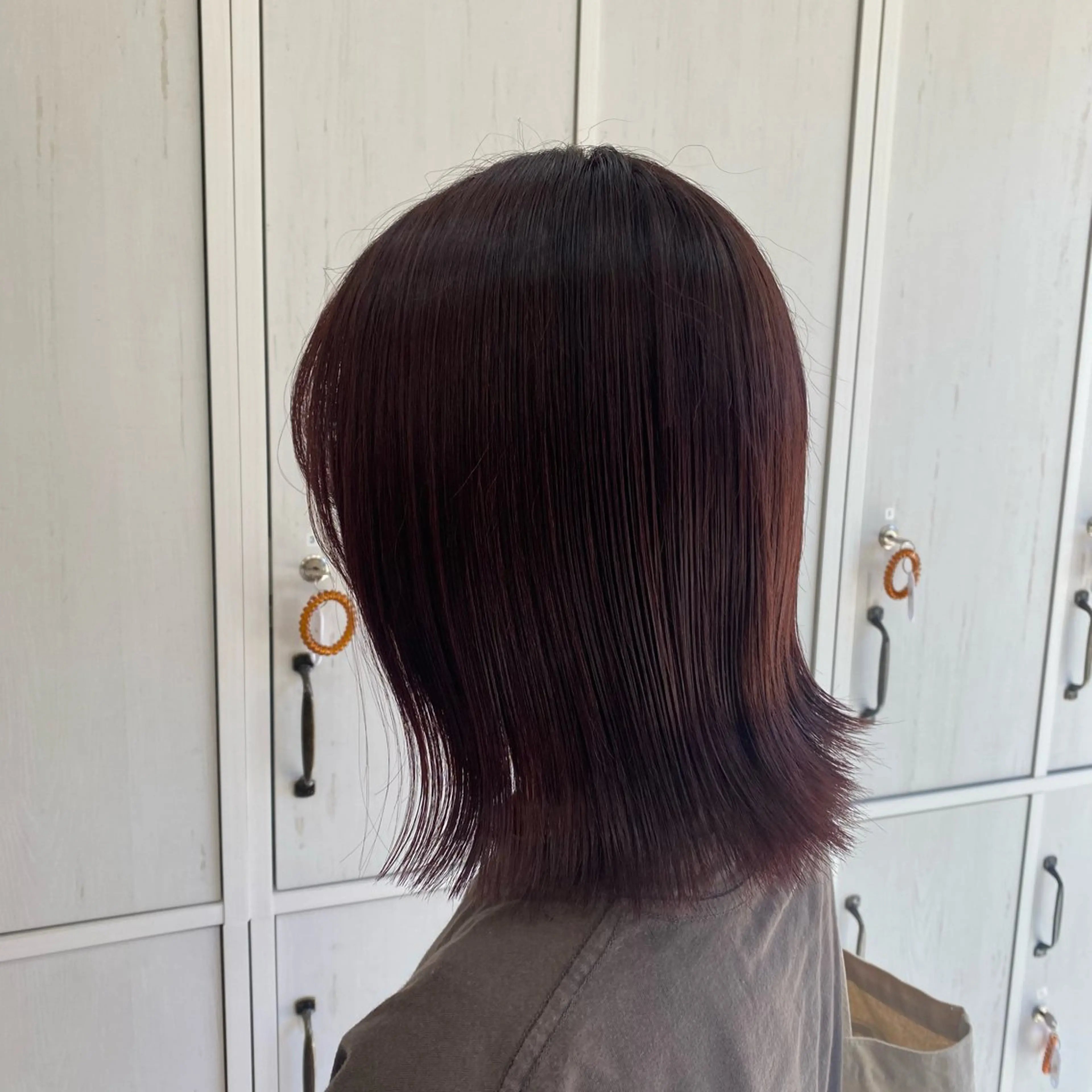 ミディアム カラー 水瀬 咲夏のヘアスタイル