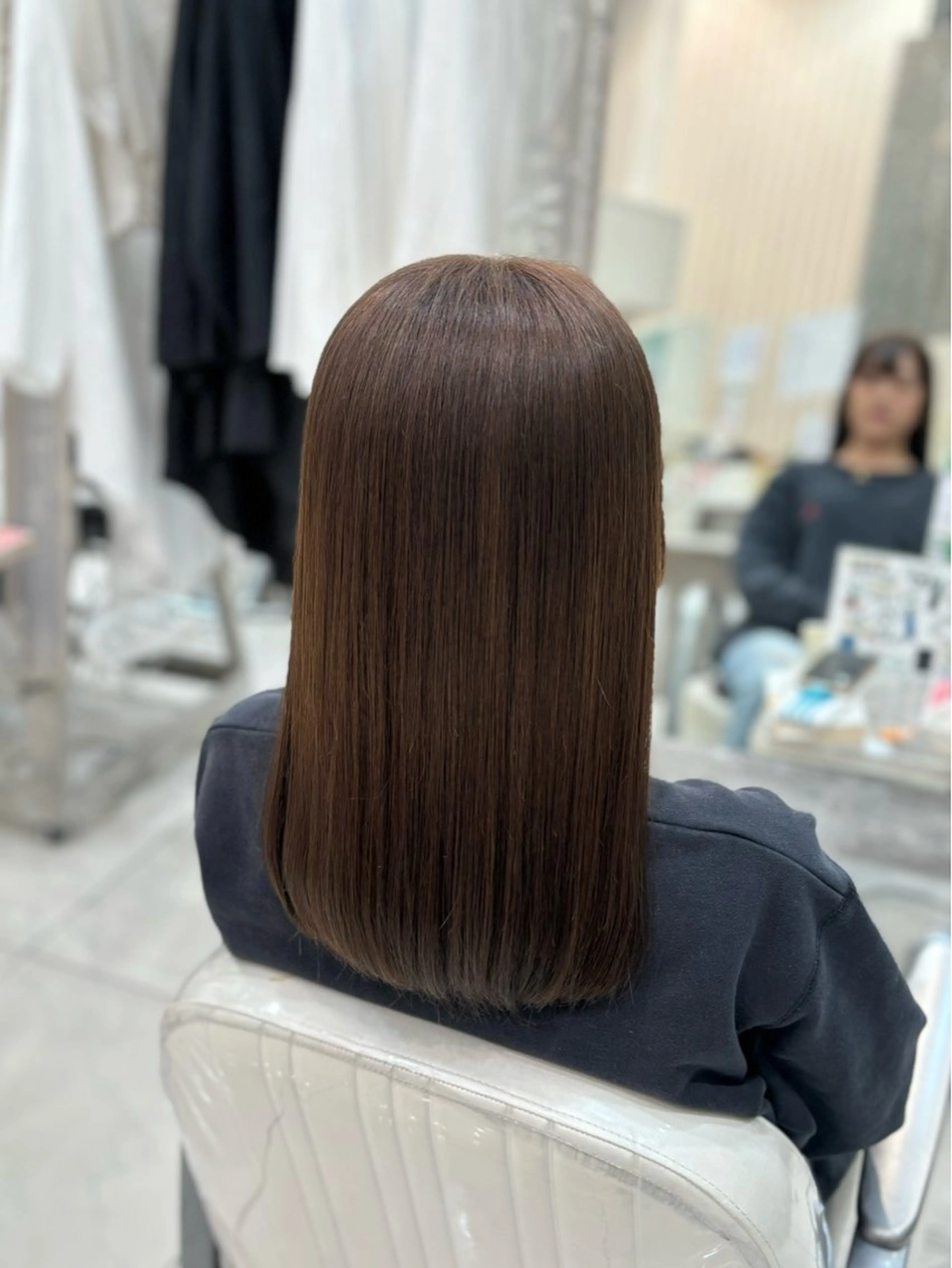 セミロング カラー ヘアカラー 兵頭こころ モデル様募集中🎀のヘアスタイル