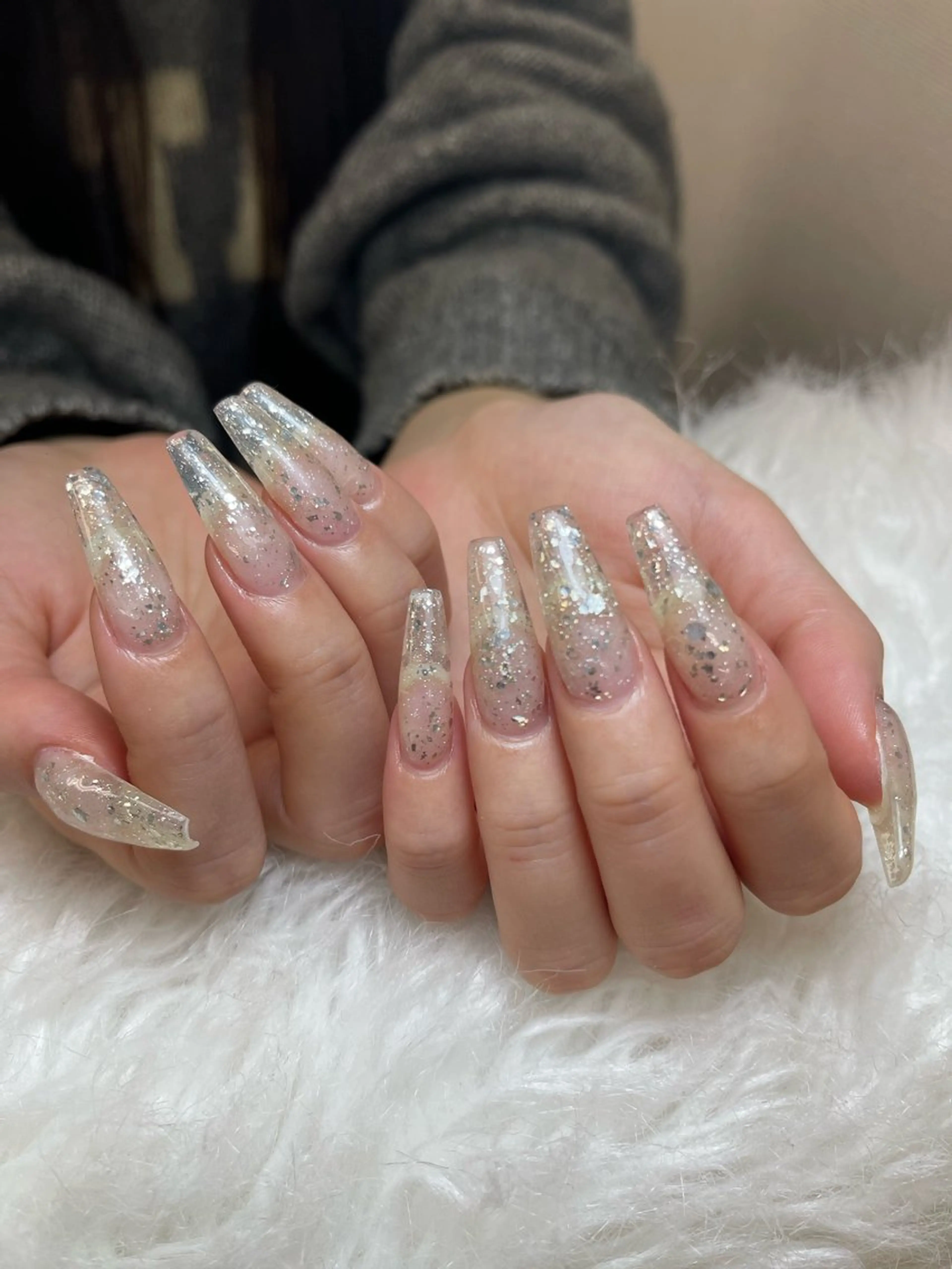 ネイル アートネイル ジェルネイル ニュアンスネイル シンプルネイル ネイルチップ ハンドネイル Nie Nail Hinatachanのネイルデザイン