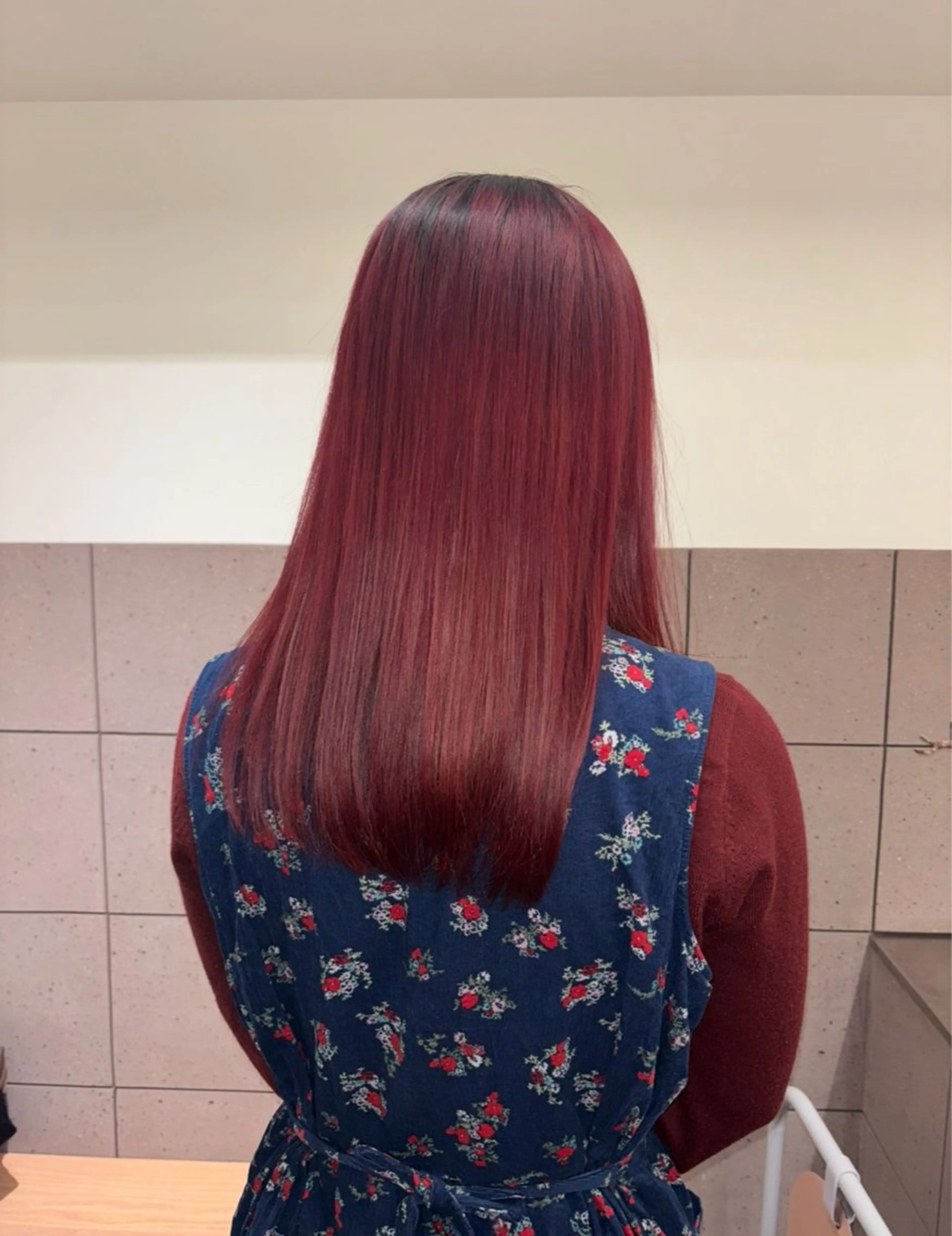 チェリーレッド🍒❤️+カット✂︎の写真