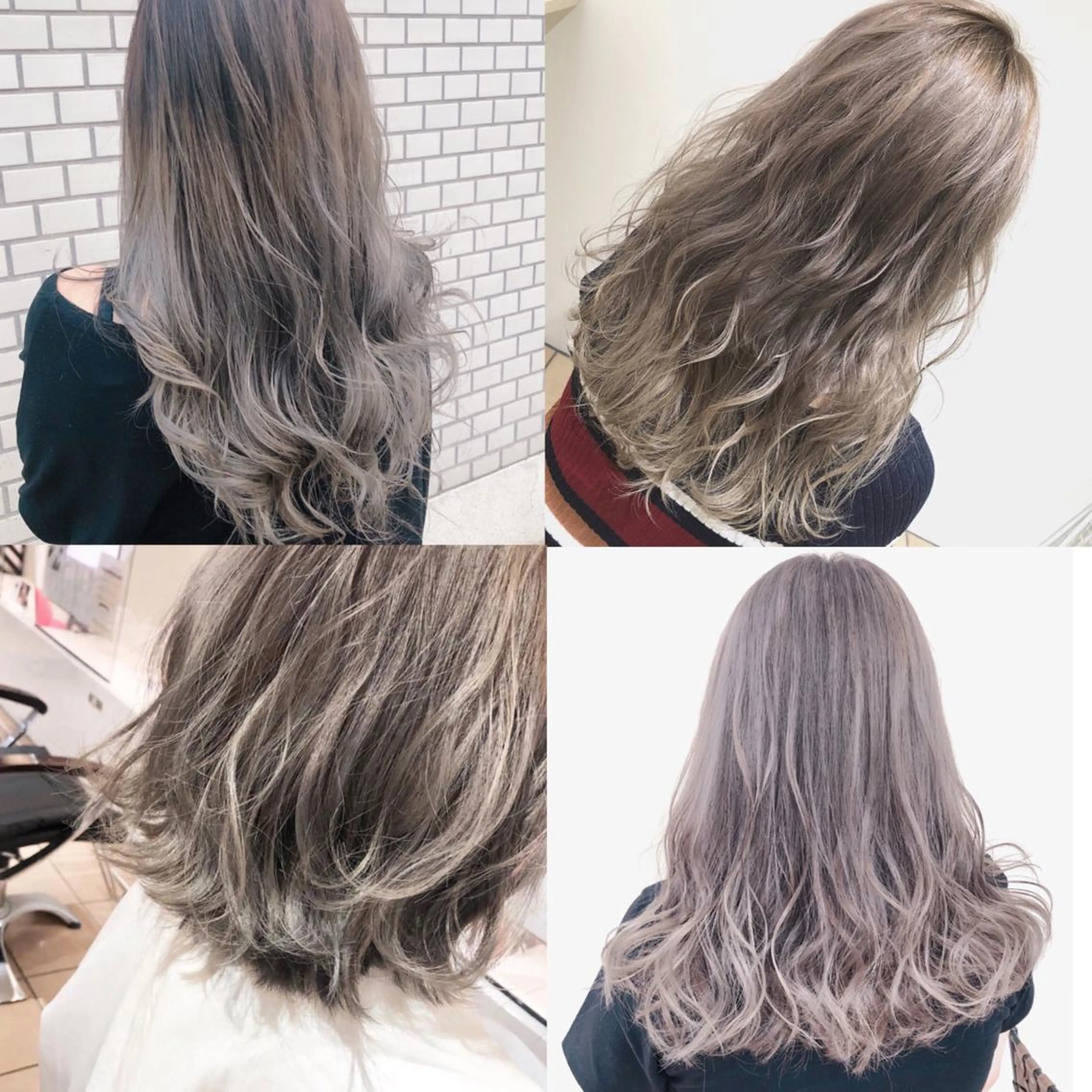 セミロング カラー 透明感カラー ハイトーンカラー 外国人風カラー Che'ri所属・海外レイヤー/ レイヤーカット/和田のヘアスタイル