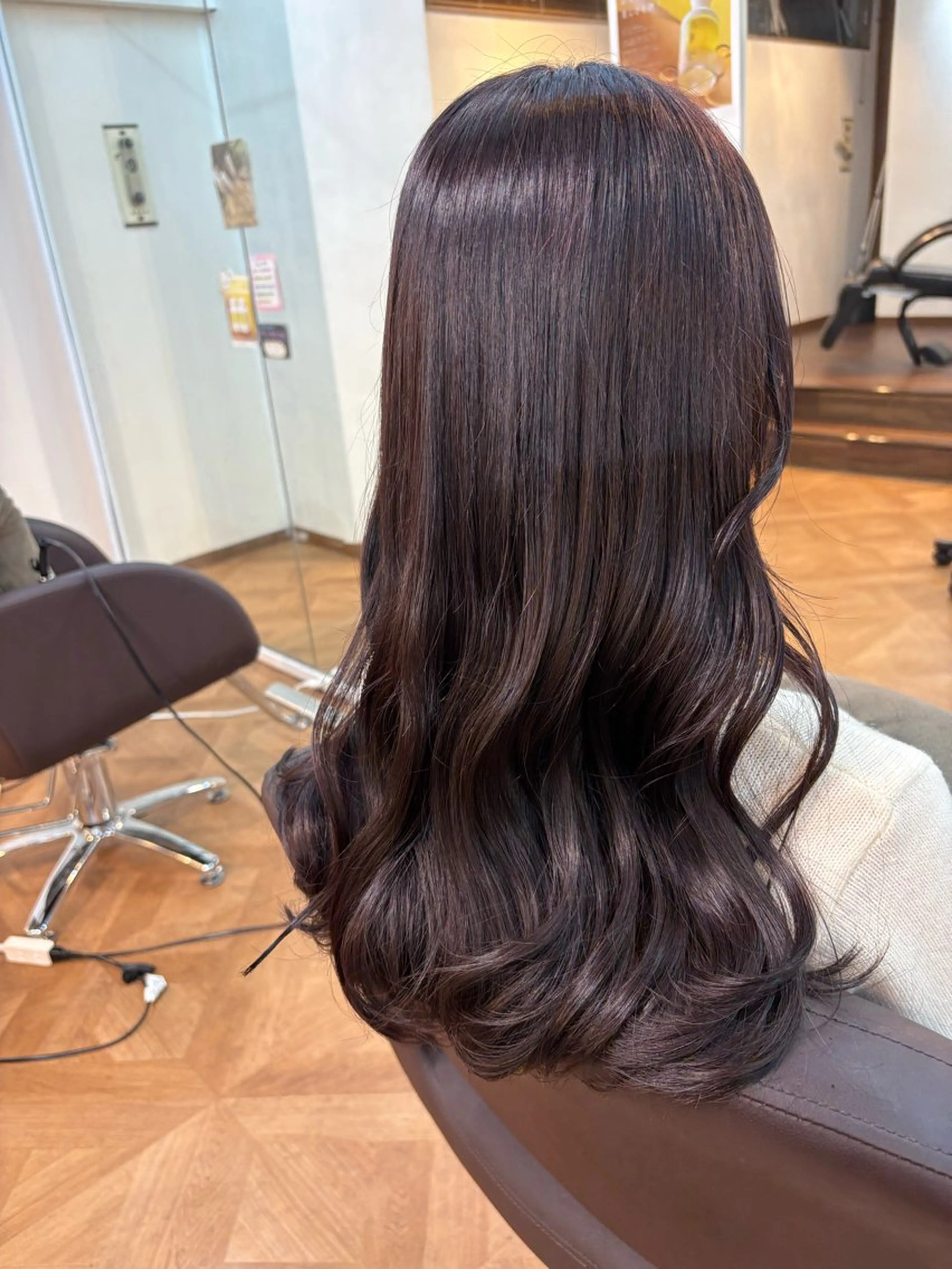 ロング ピンクブラウン ヘアカラー 🍒Ayana🍒 艶カラー🍒のヘアスタイル