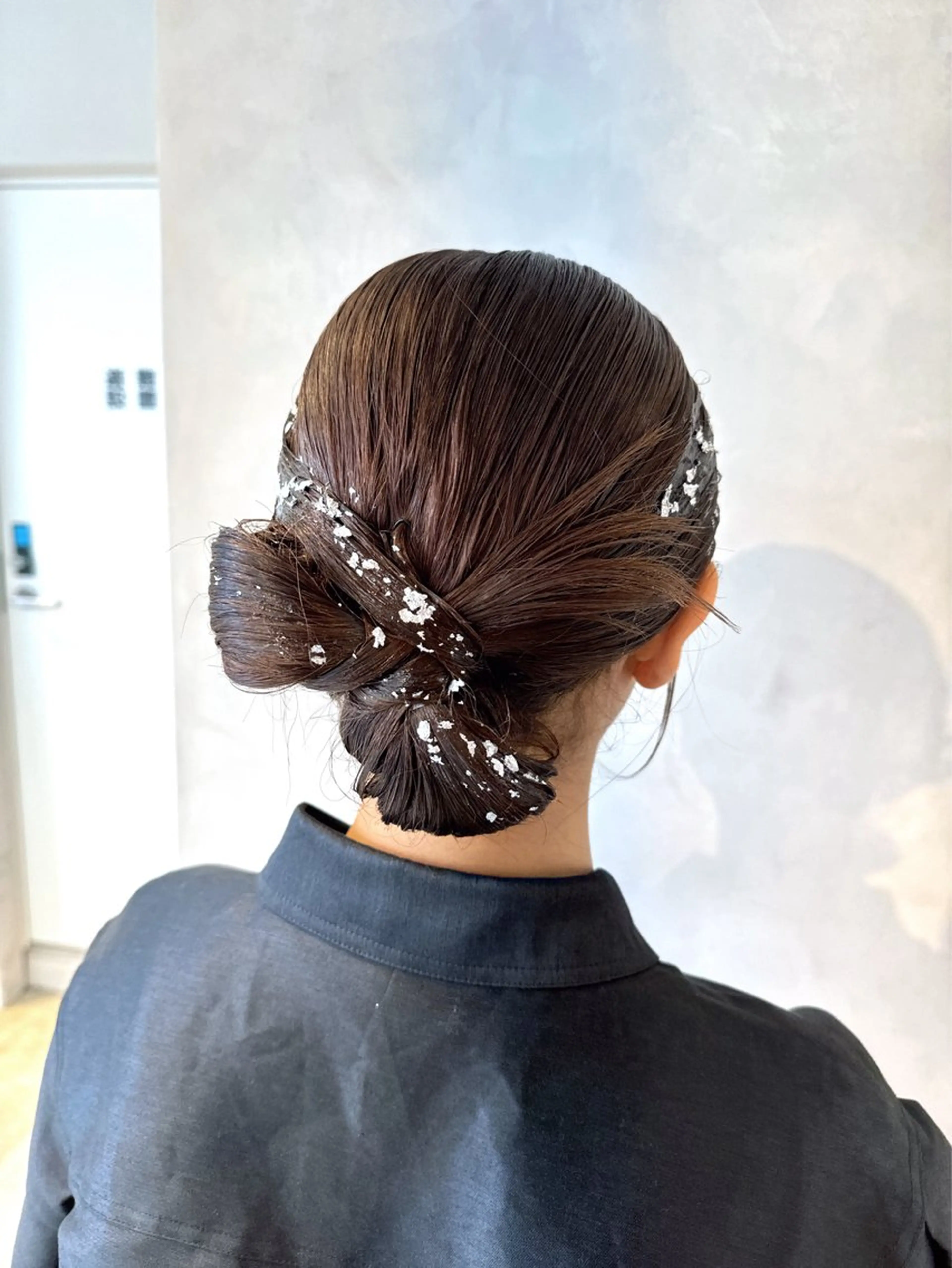 セミロング ヘアアレンジ 透明感カラー✨艶髪 制作🌱山根あゆみのヘアスタイル