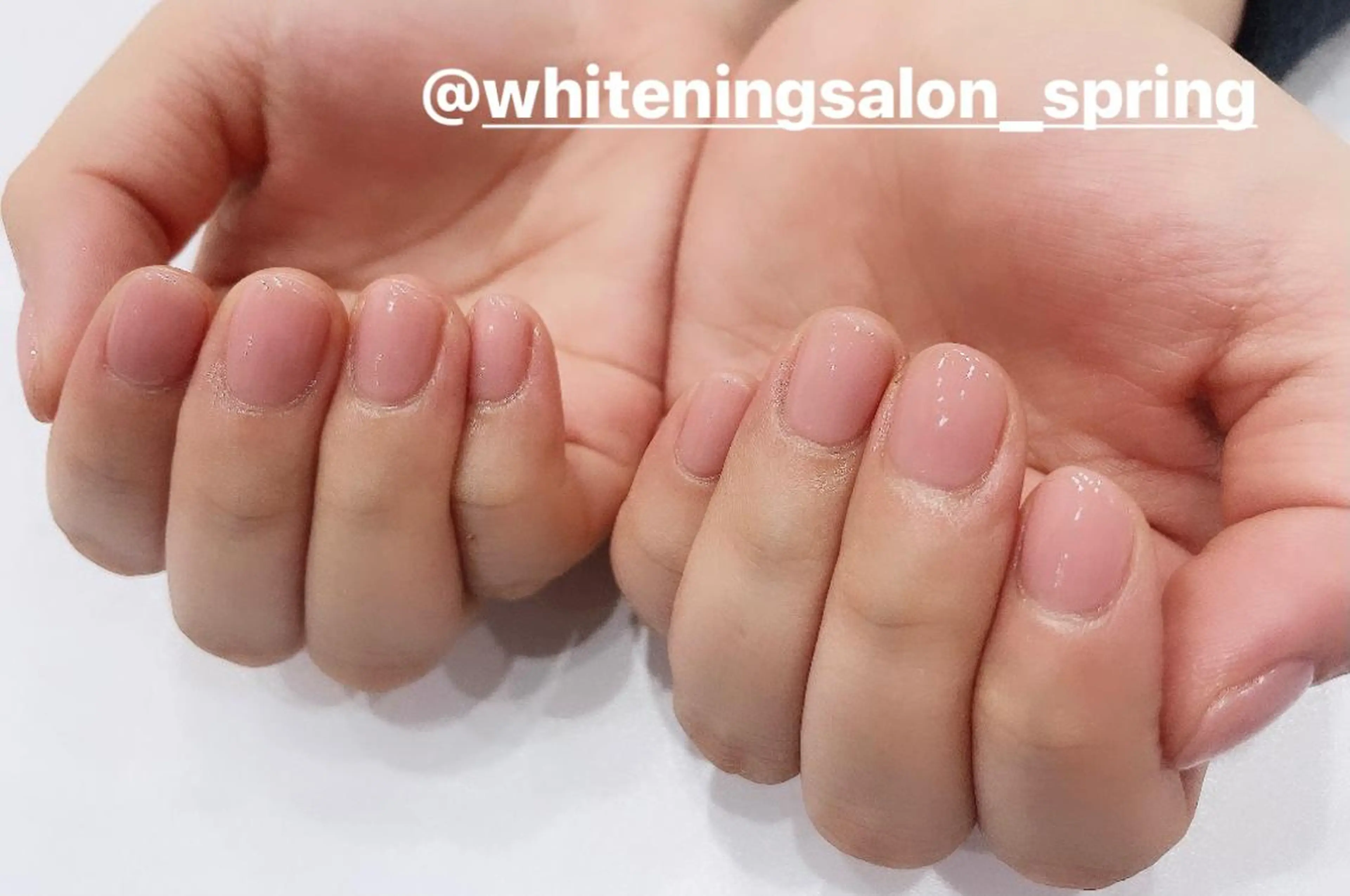 ネイル ワンカラーネイル ピンク ピンクベージュ Nakao Hitomiのネイルデザイン