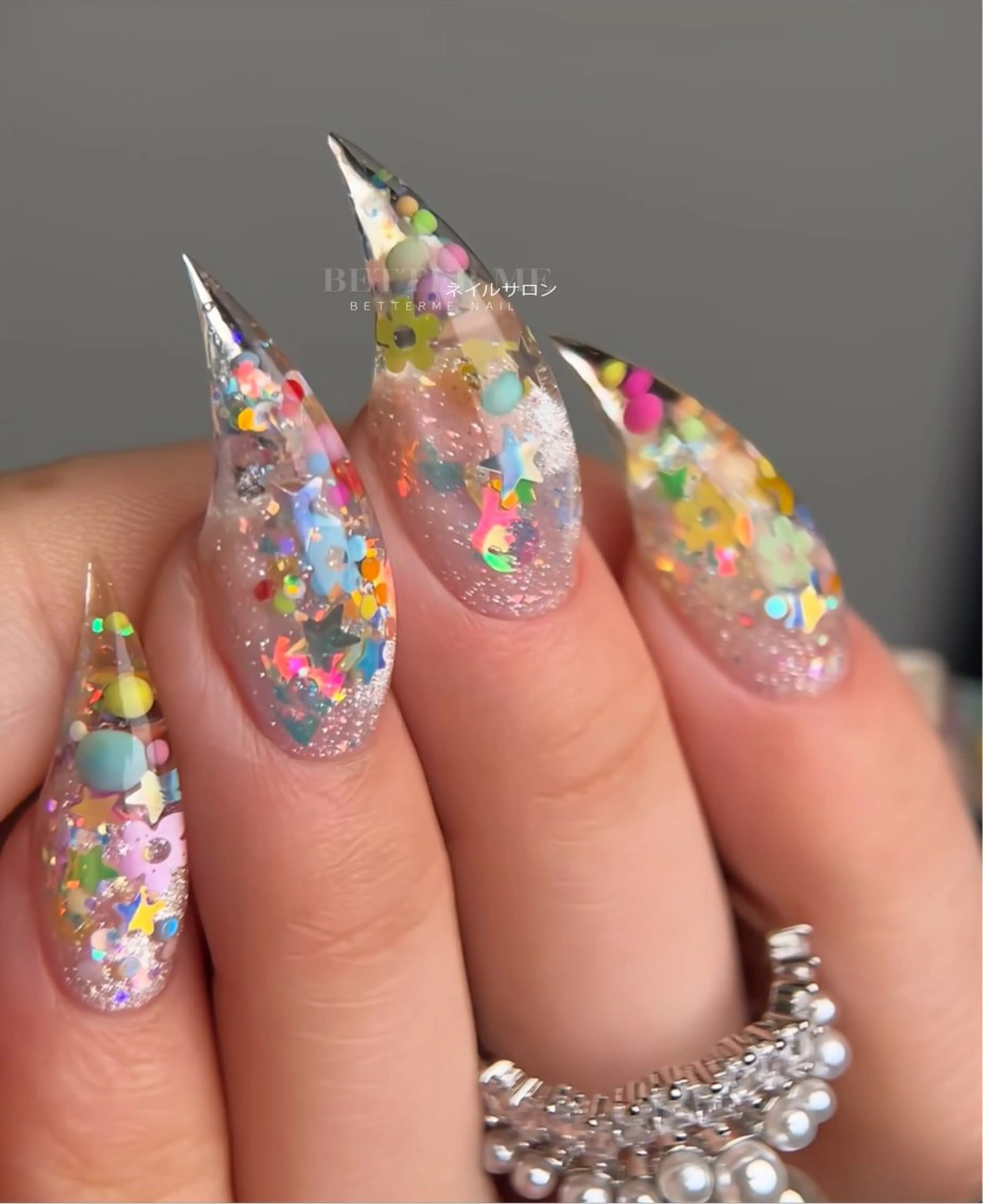 ネイル ハンドネイル BETTER ME ネイルサロン池田公園のネイルデザイン