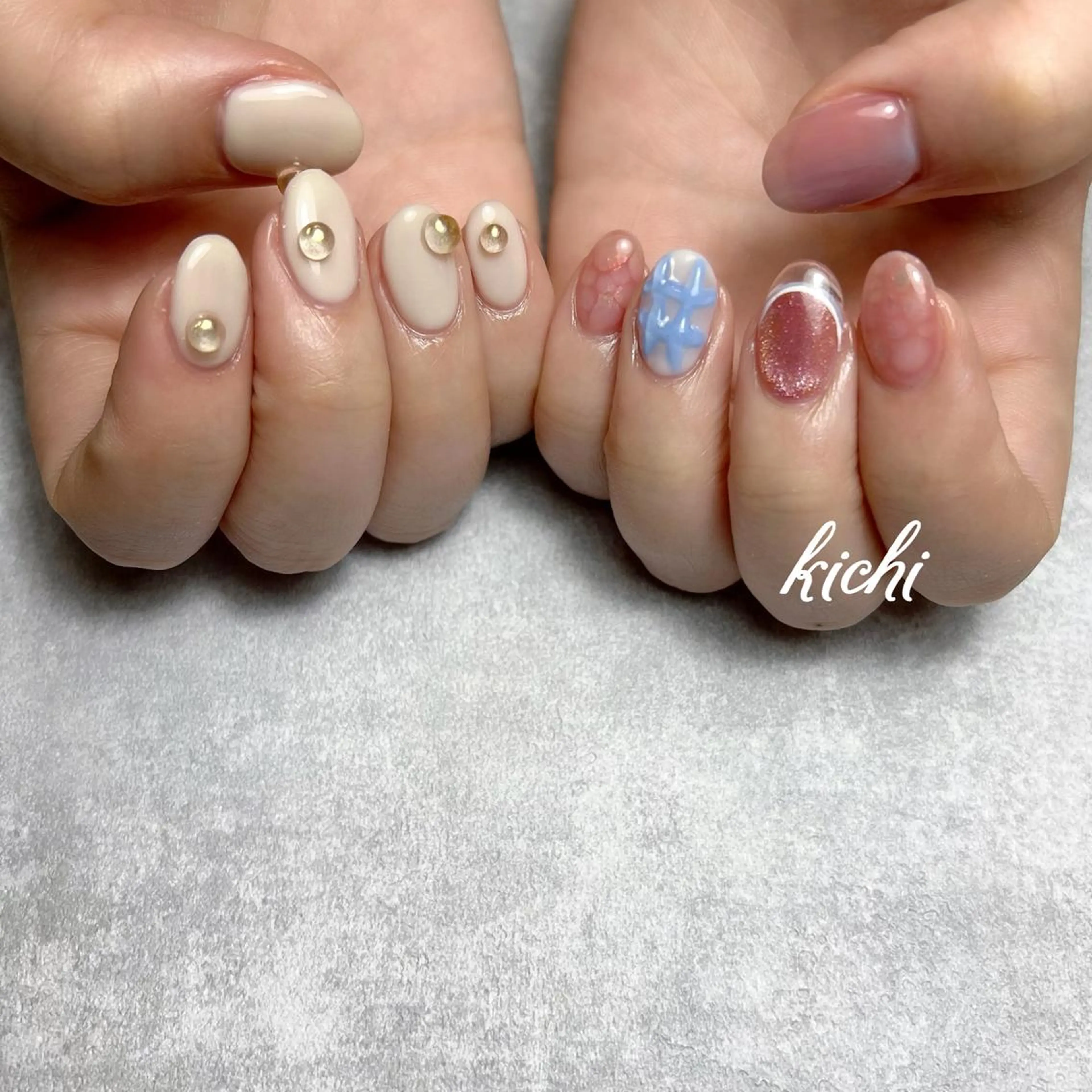 ネイル kichi･:* みじゅのネイルデザイン