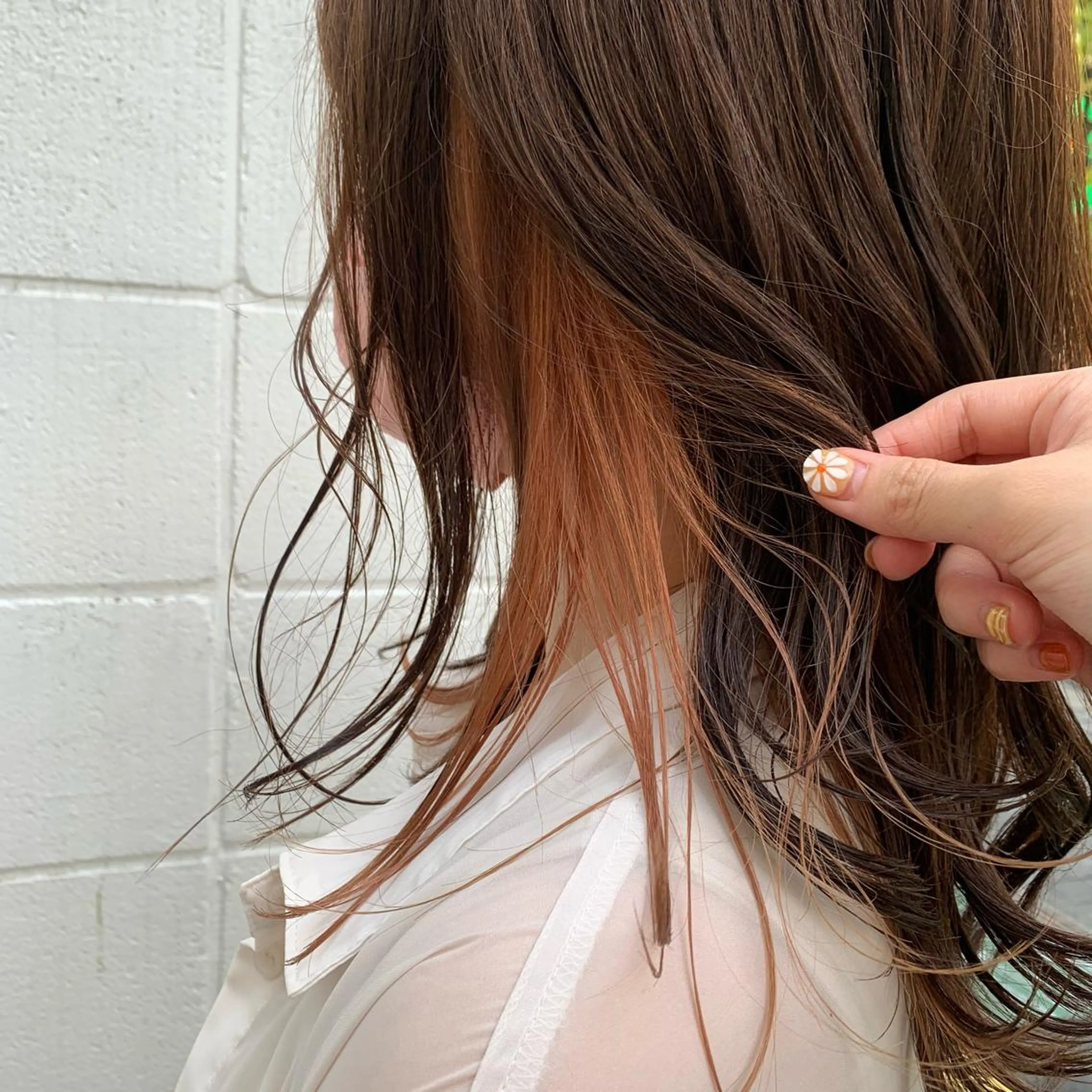 【🧡インナーカラー🧡】全体カラー＋インナーカラー✨の写真