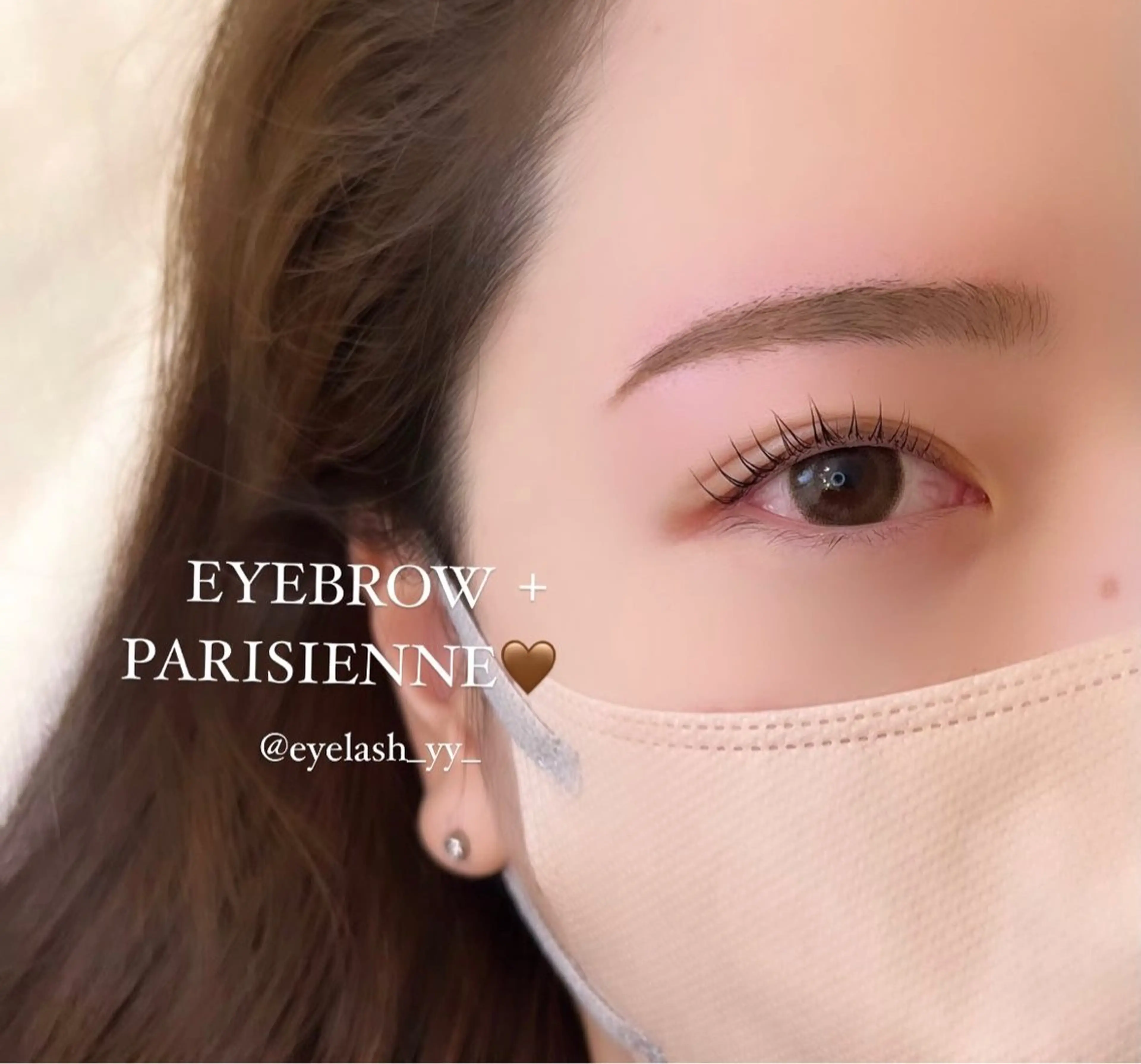 アイブロウ LEDマツエク /束感🎀yukiのマツエク・マツパデザイン