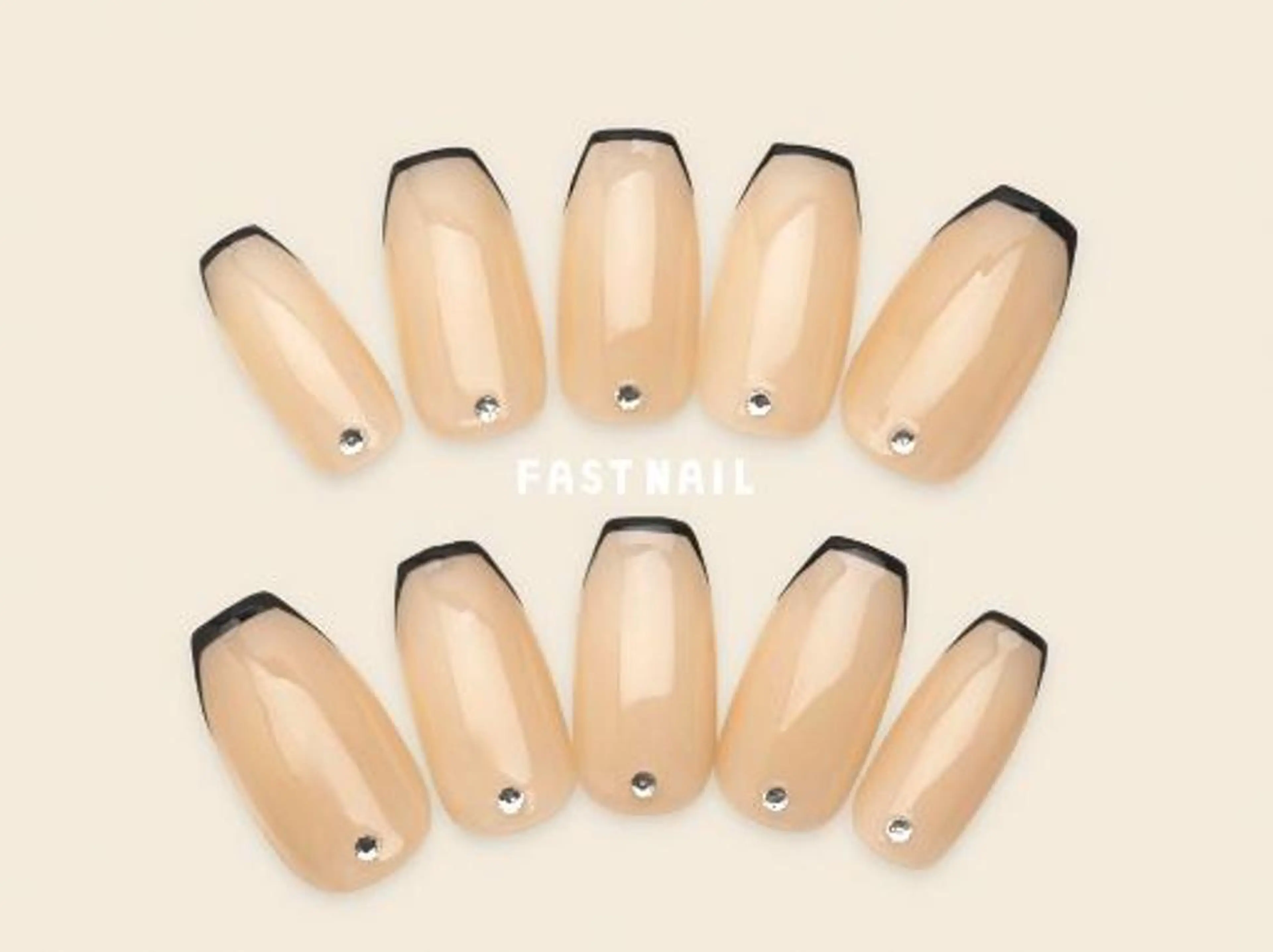 ネイル フレンチネイル 春ネイル FASTNAIL 立川店のネイルデザイン