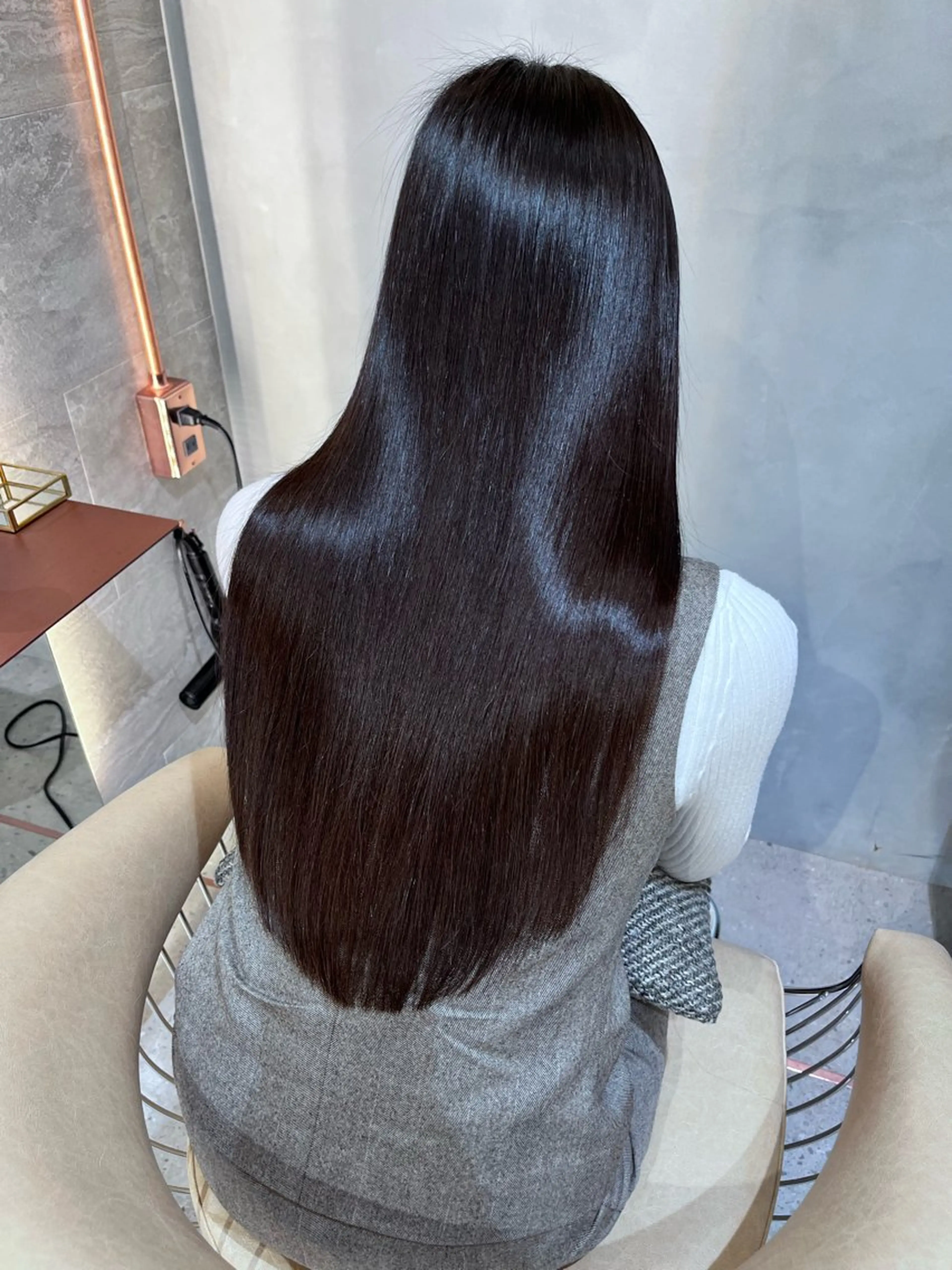 ロング カット 縮毛矯正 トリートメント enn to yuu所属・髪質改善&大人ボブ ♡KURENAのヘアスタイル