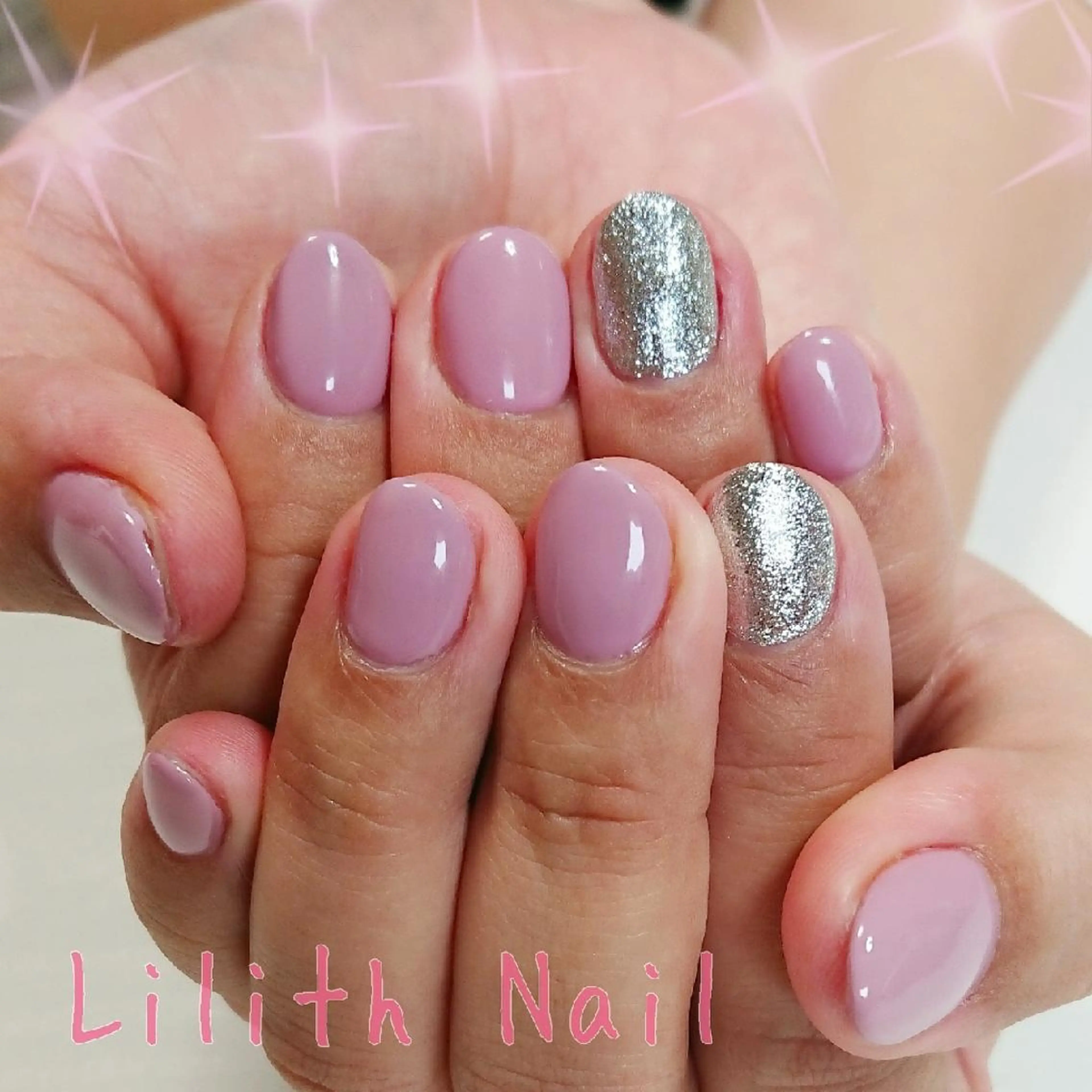 ネイル ピンク ハンドネイル Lilith Nailのネイルデザイン