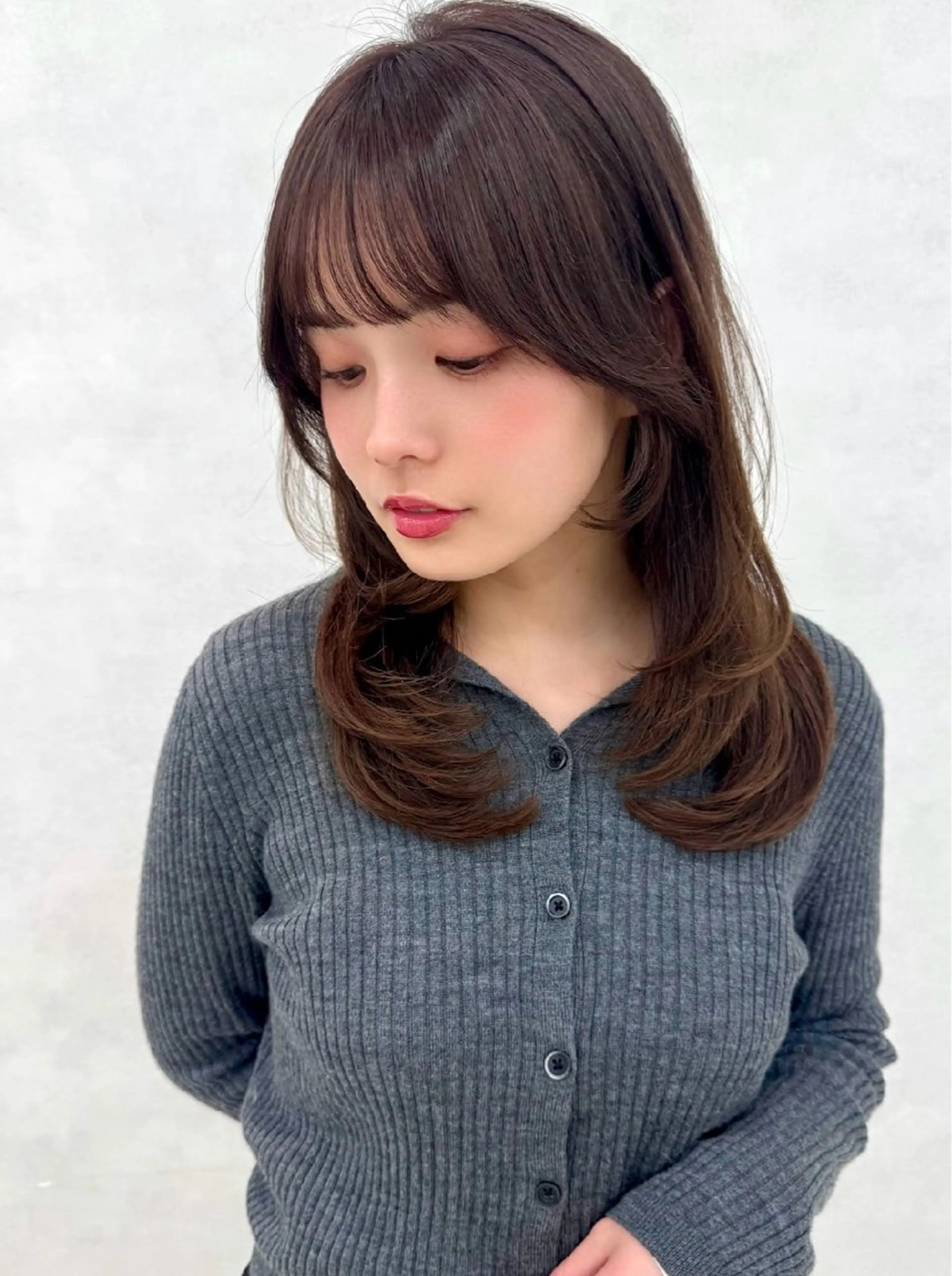 ロング カラー カット ヘアカラー トリートメント 暖色/くびれヘア/ Misakiのヘアスタイル