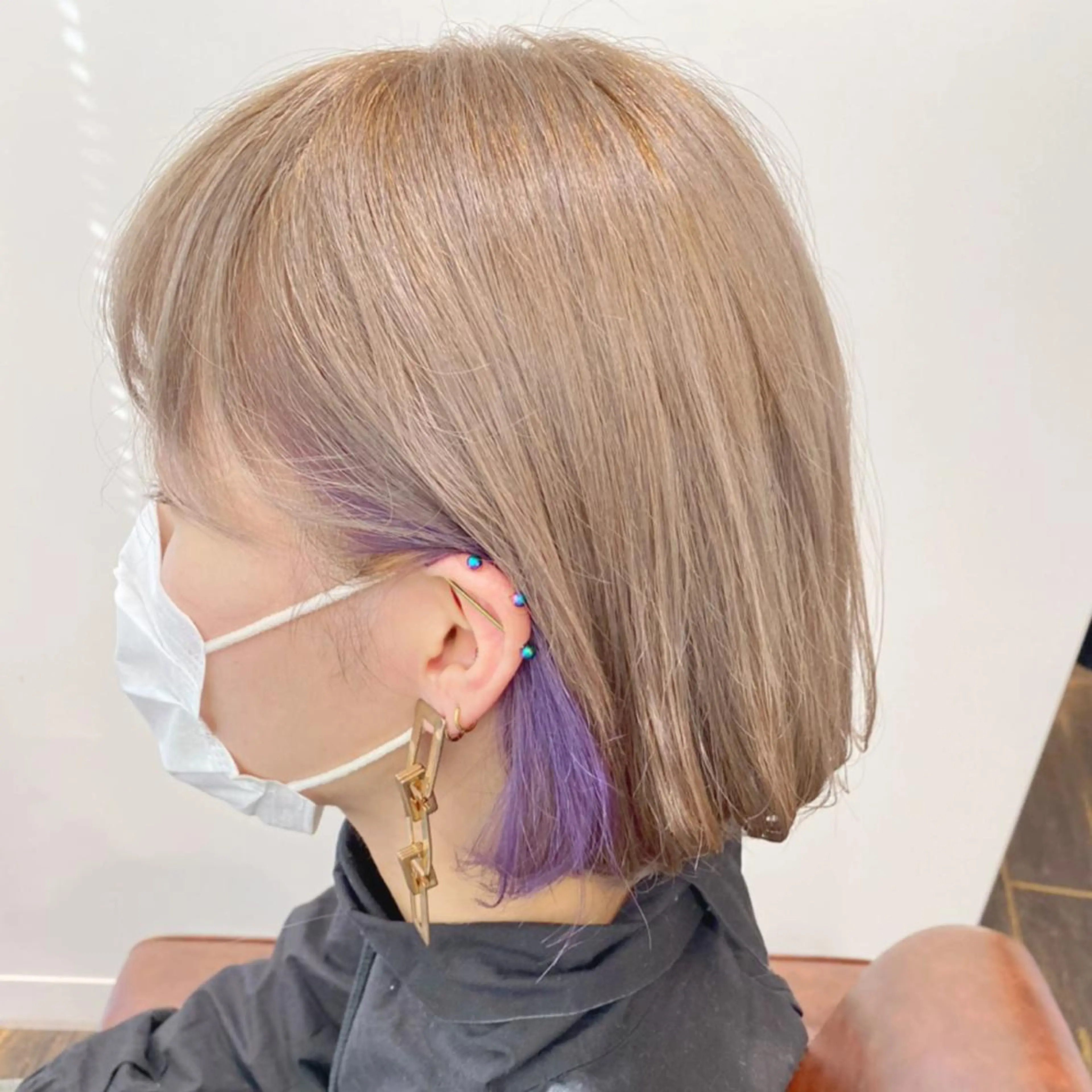 ショート ヘアカラー 田中 優のヘアスタイル