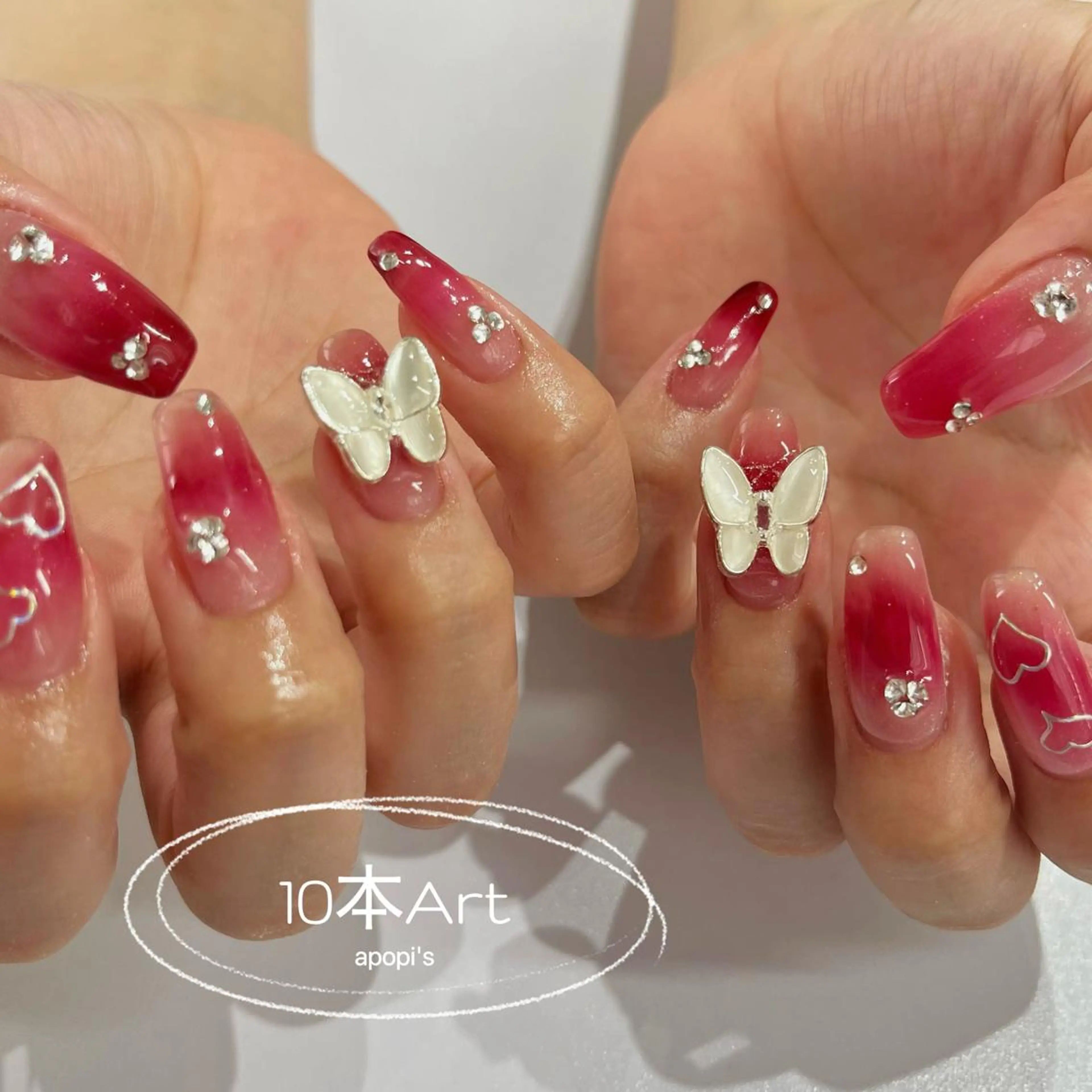 ミディアム ネイル マツエク・マツパ ハンドネイル apopi's所属・apopis＊ close23:00のネイルデザイン