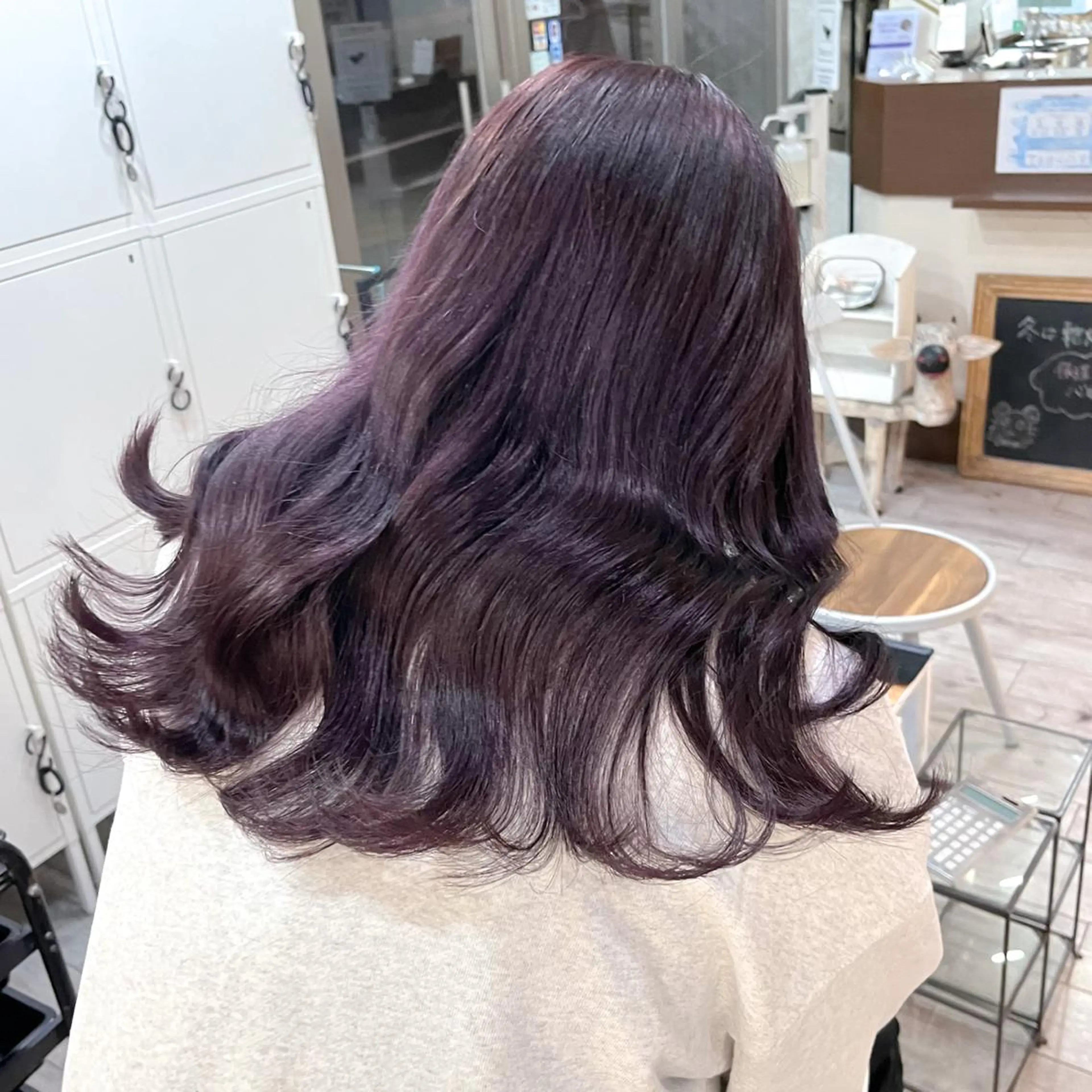 ロング カラー あ あのヘアスタイル