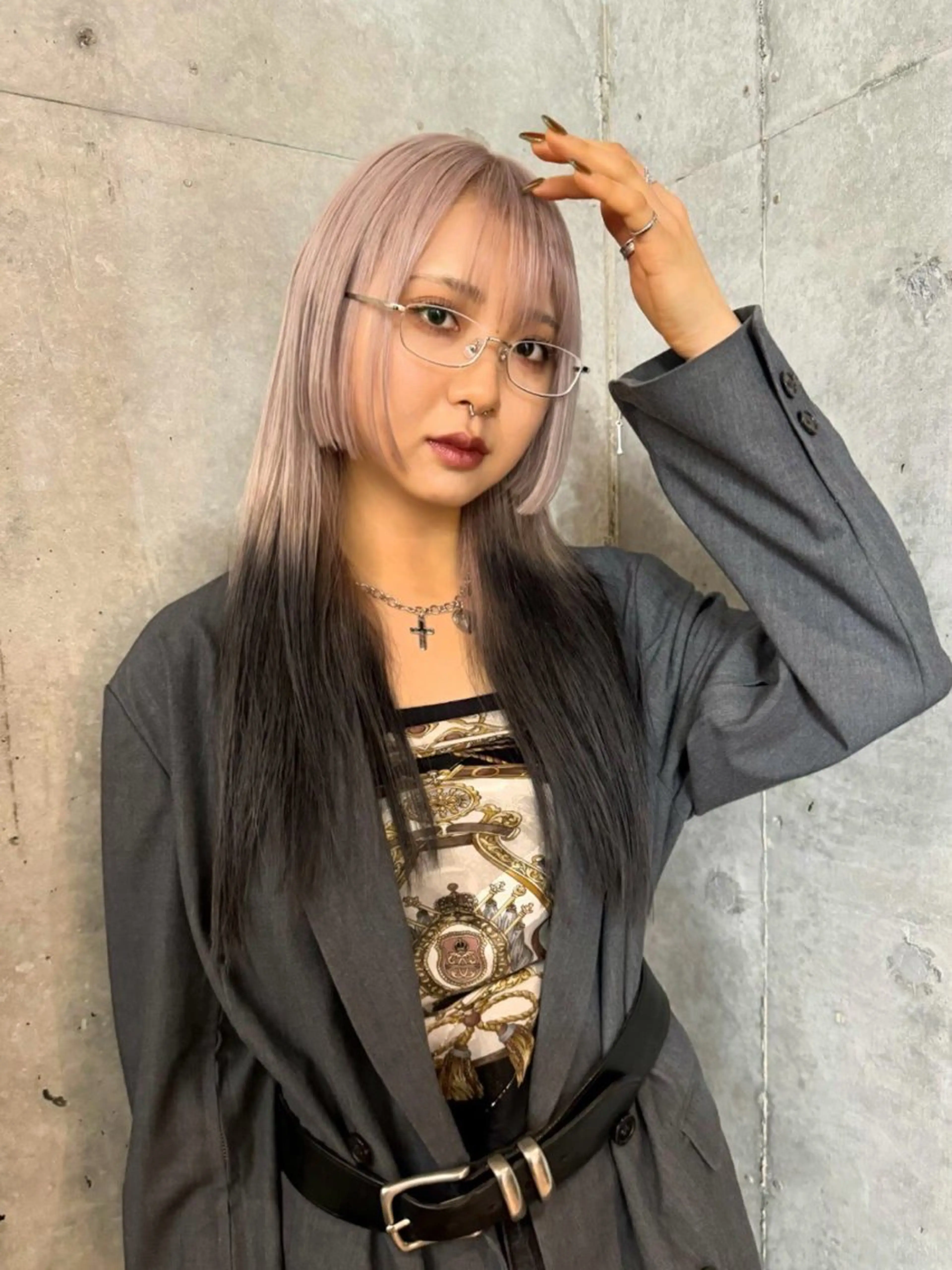 ロング カラー ヘアアレンジ カット ヘアカラー トリートメント 小顔カット/艶 カラー特化♡MIHOのヘアスタイル