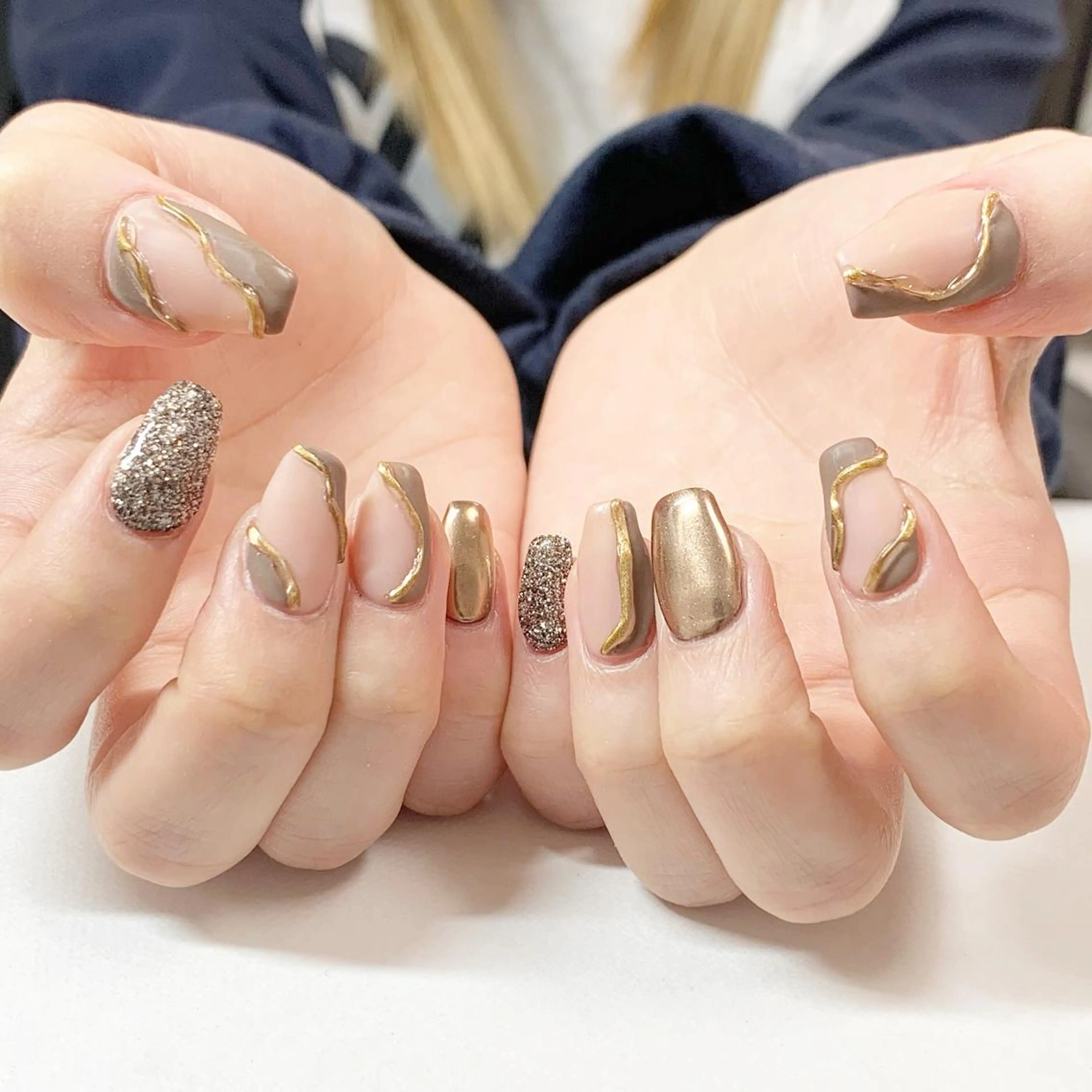 ネイル マットネイル ハンドネイル 🔷ﾐﾅﾐﾈｲﾙ🔷 やり放題ネイル渋谷2のネイルデザイン